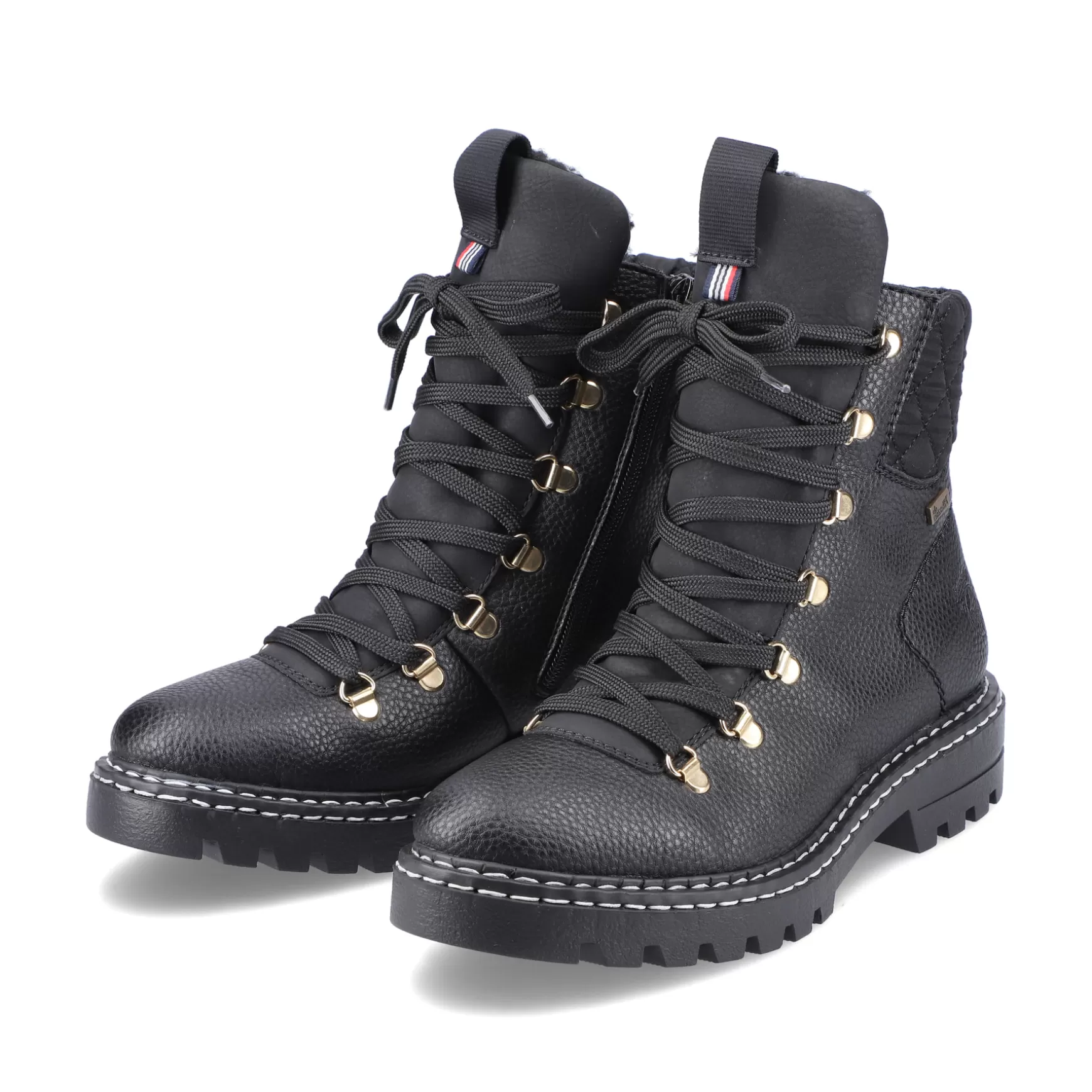 Women'S Biker Boots Night Black-Rieker Outlet