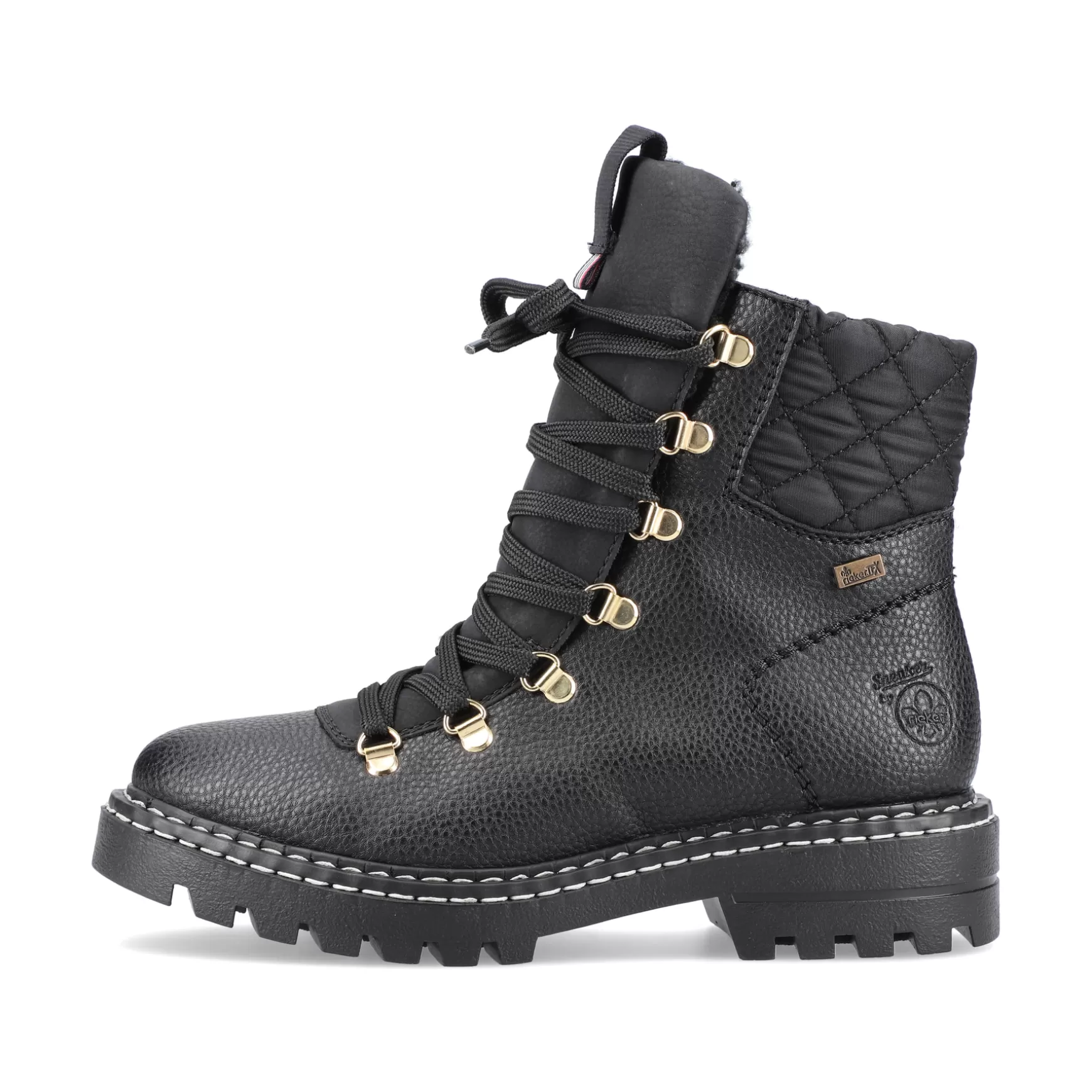 Women'S Biker Boots Night Black-Rieker Outlet