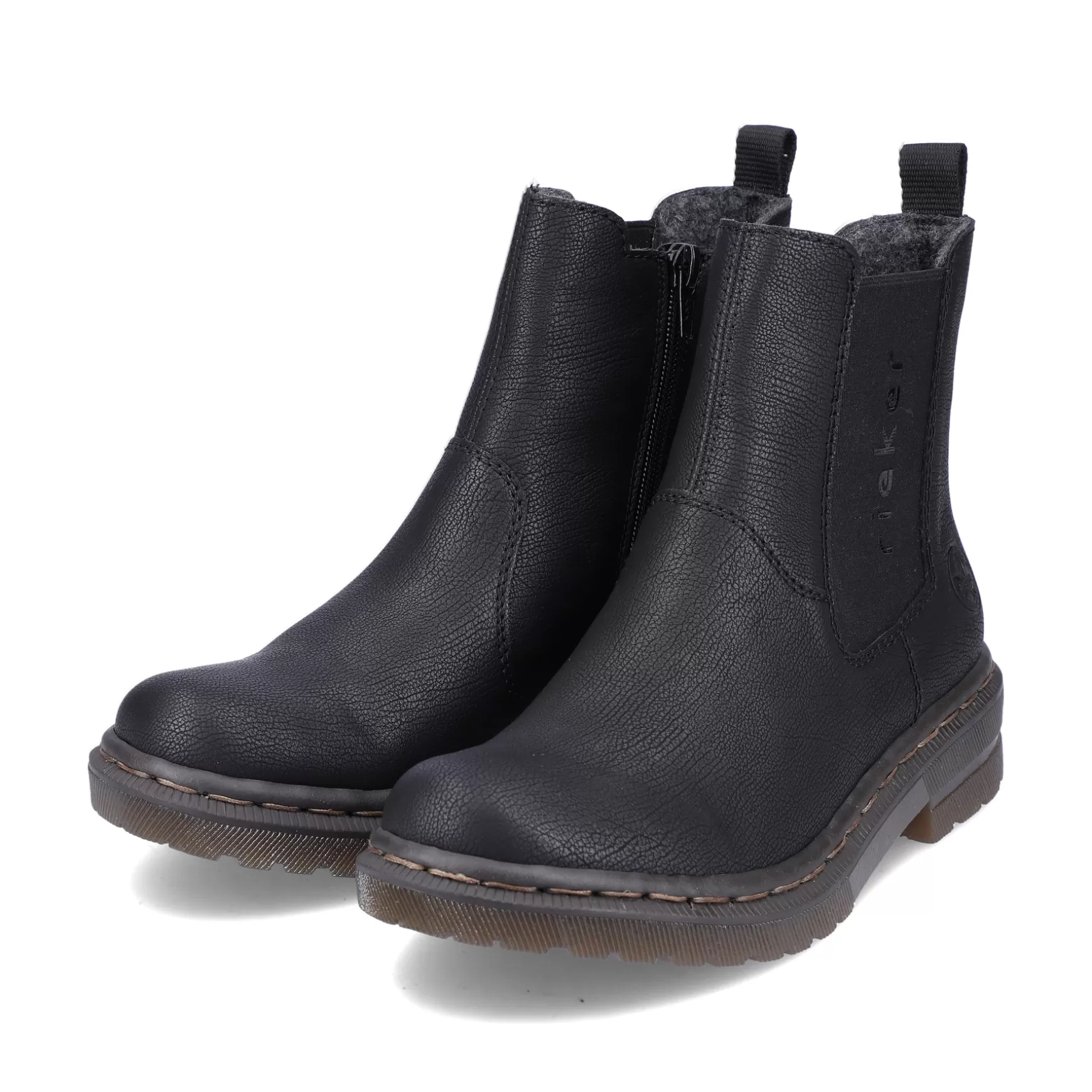 Women'S Chelsea Boots Asphalt Black-Rieker Sale