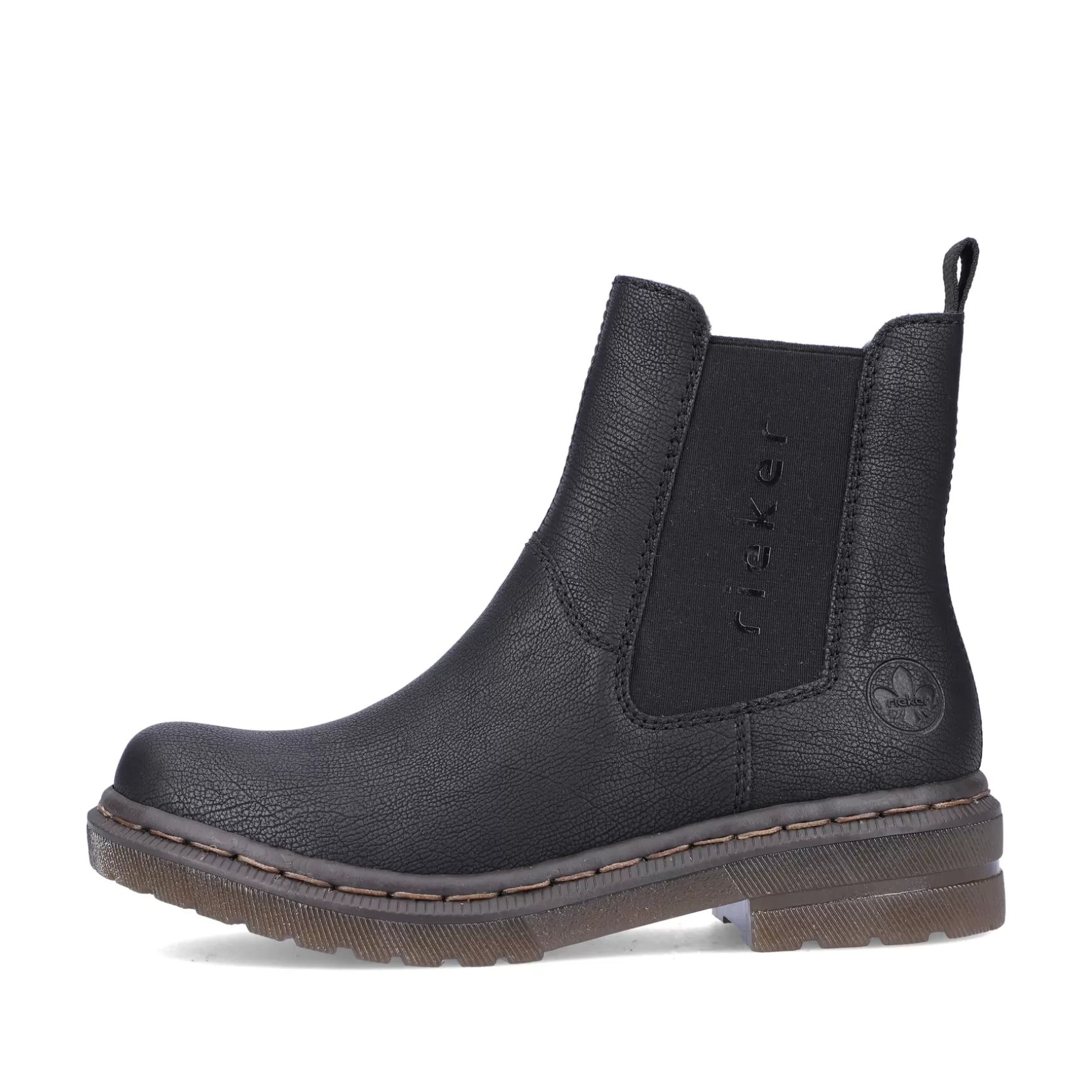 Women'S Chelsea Boots Asphalt Black-Rieker Sale