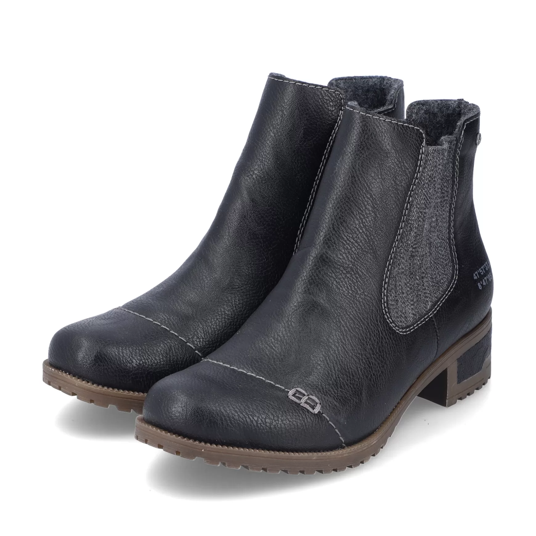 Women'S Chelsea Boots Asphalt Black-Rieker Clearance