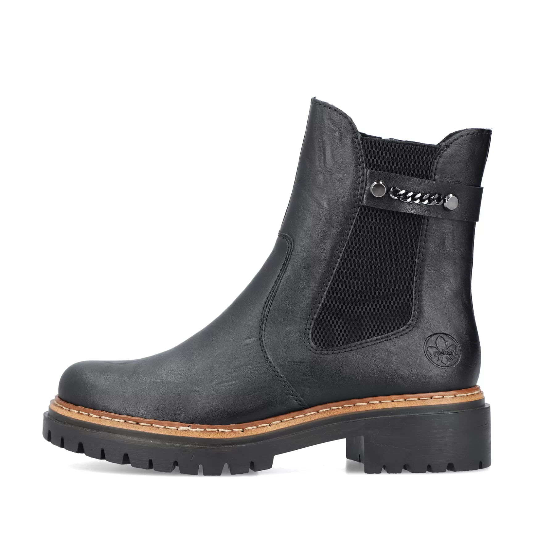 Women'S Chelsea Boots Asphalt Black-Rieker Outlet