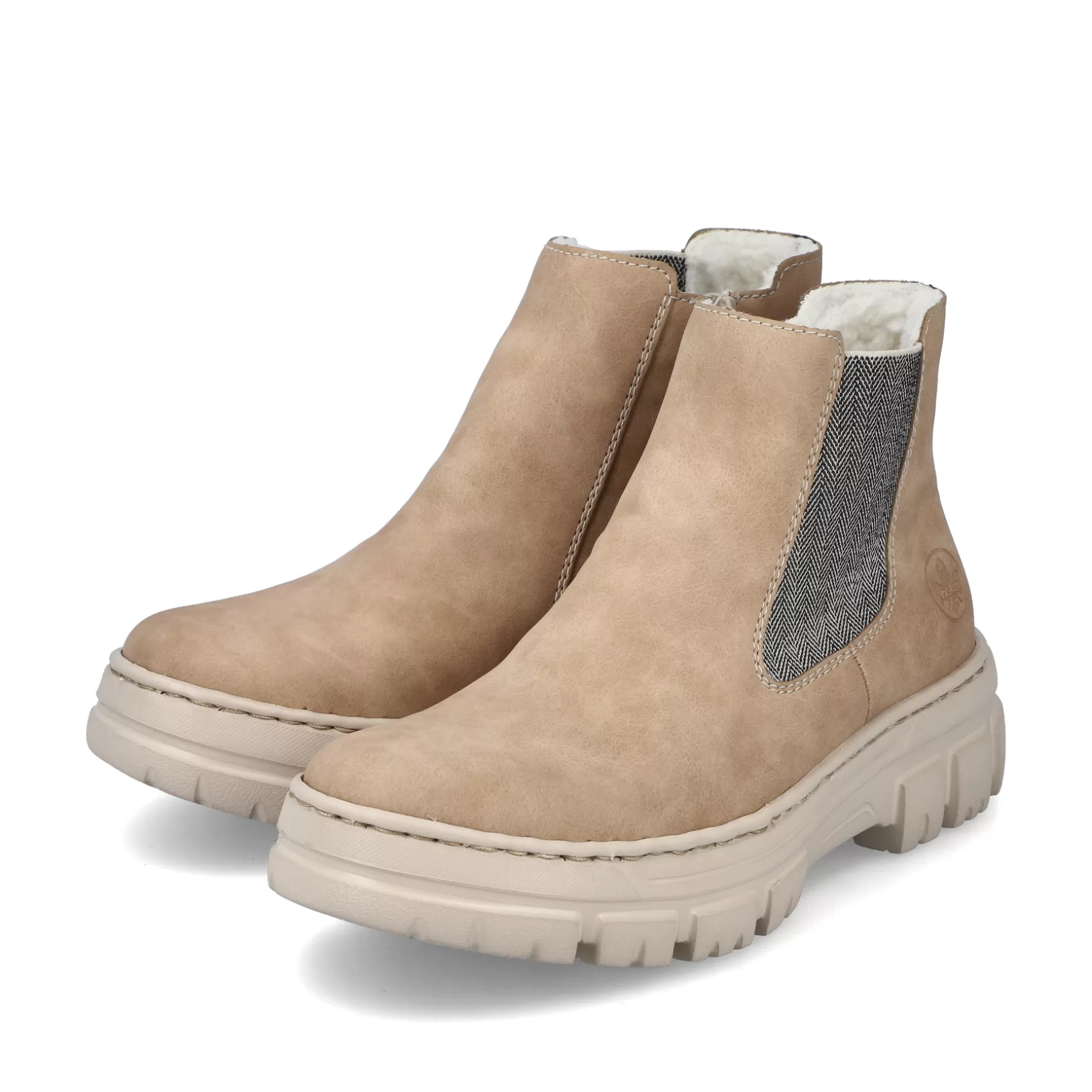 Women'S Chelsea Boots Champagne-Rieker Best Sale