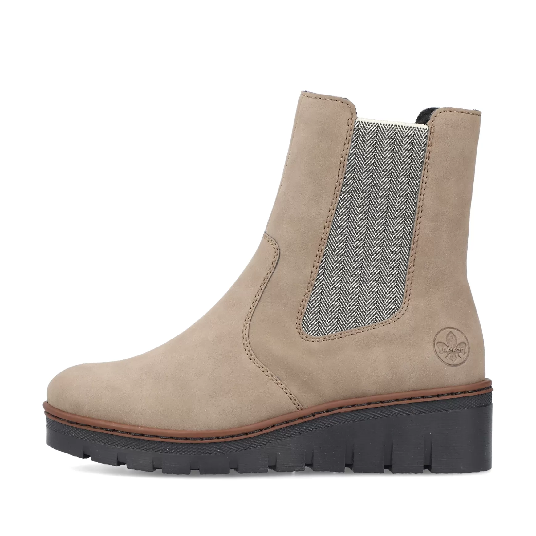 Women'S Chelsea Boots Champagne-Rieker Best