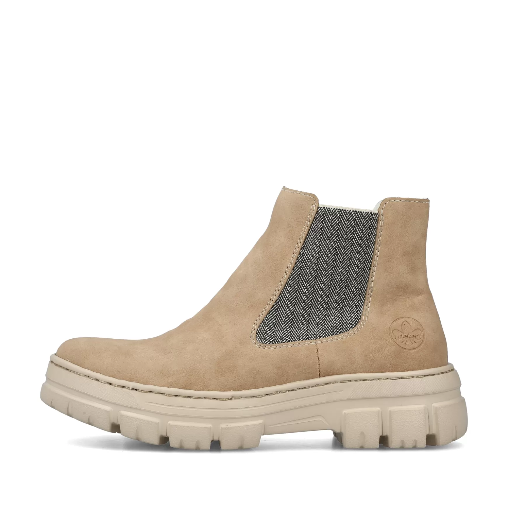 Women'S Chelsea Boots Champagne-Rieker Best Sale