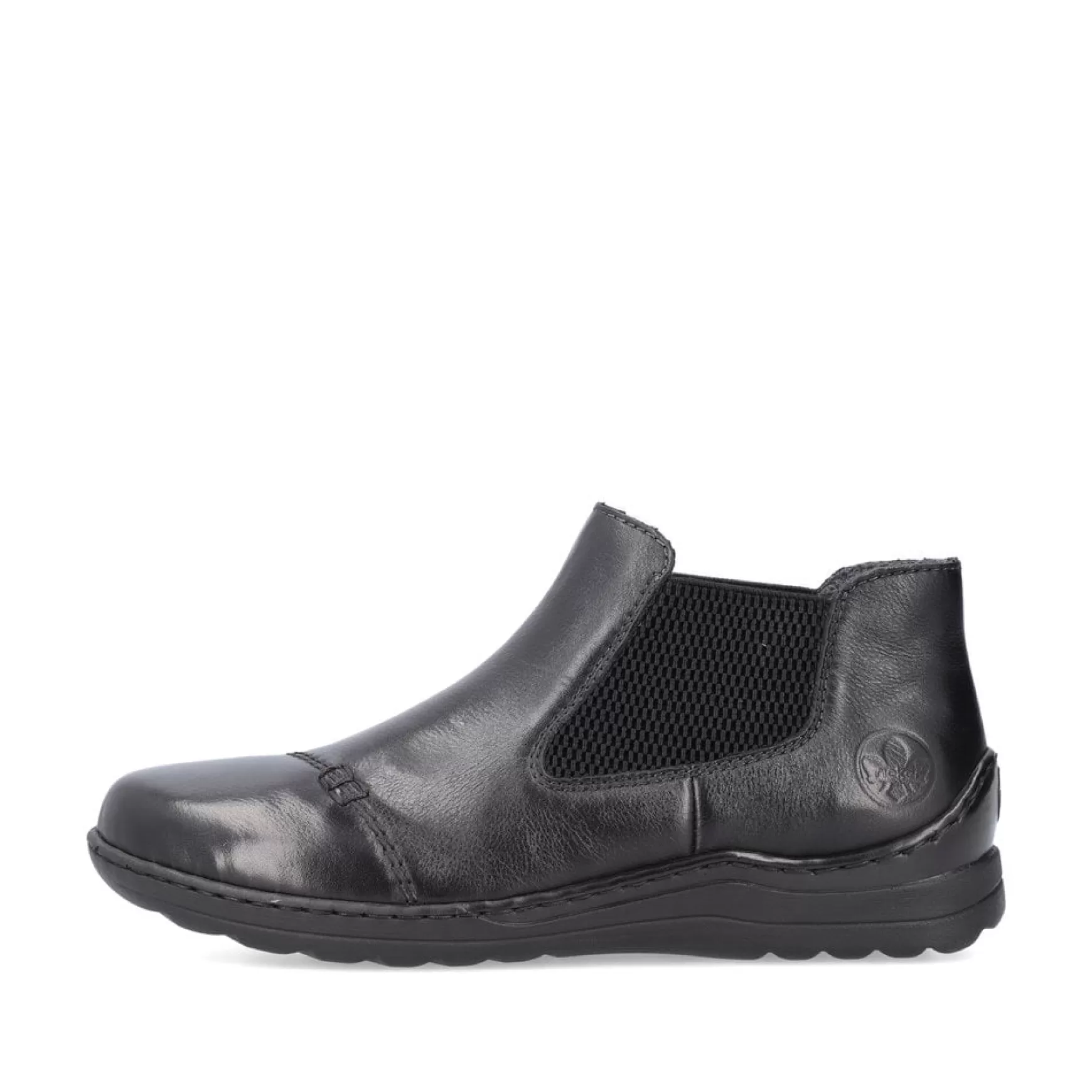 Women'S Chelsea Boots Glossy Black-Rieker Cheap