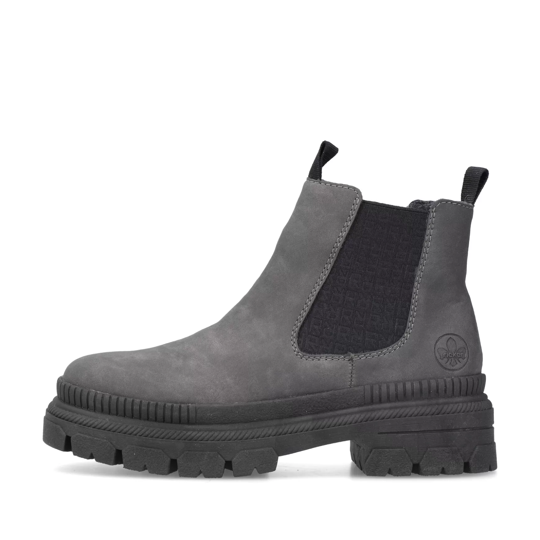 Women'S Chelsea Boots Granite Gray-Black-Rieker Best