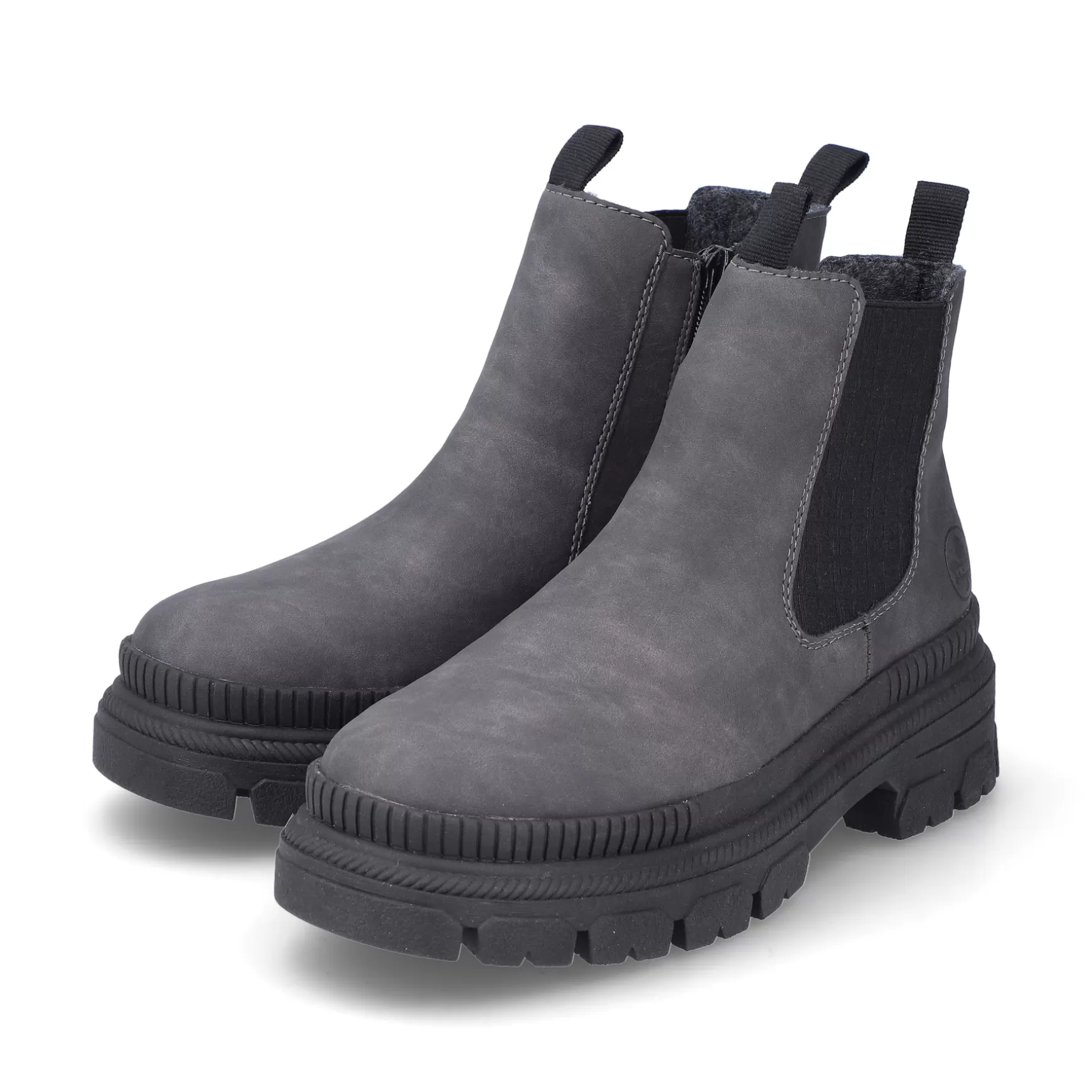 Women'S Chelsea Boots Granite Gray-Black-Rieker Best