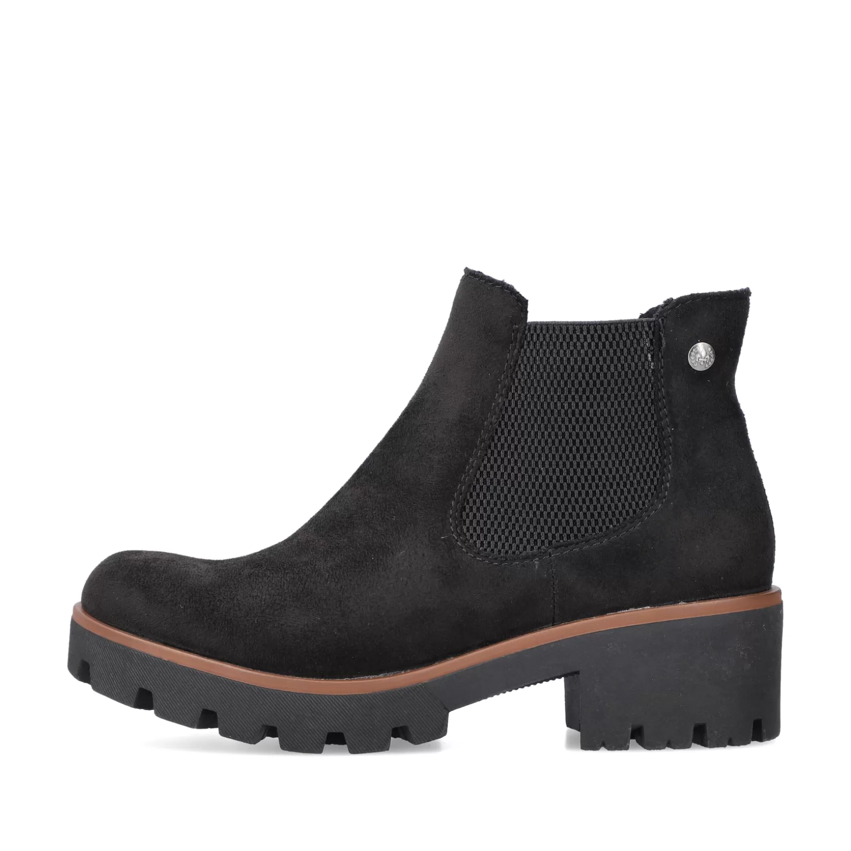 Women'S Chelsea Boots Graphite Black-Rieker Discount