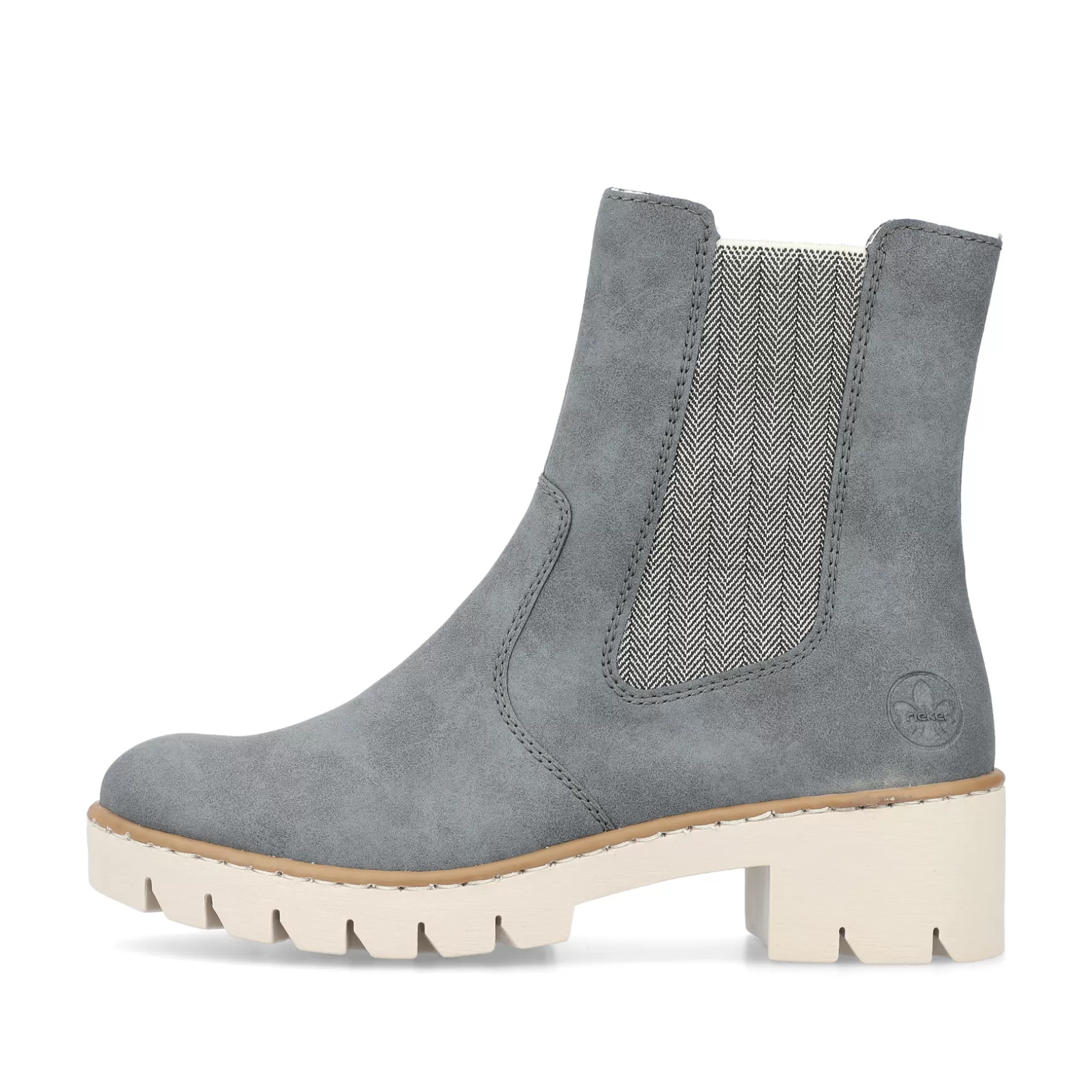 Women'S Chelsea Boots Gray Blue-Rieker Hot