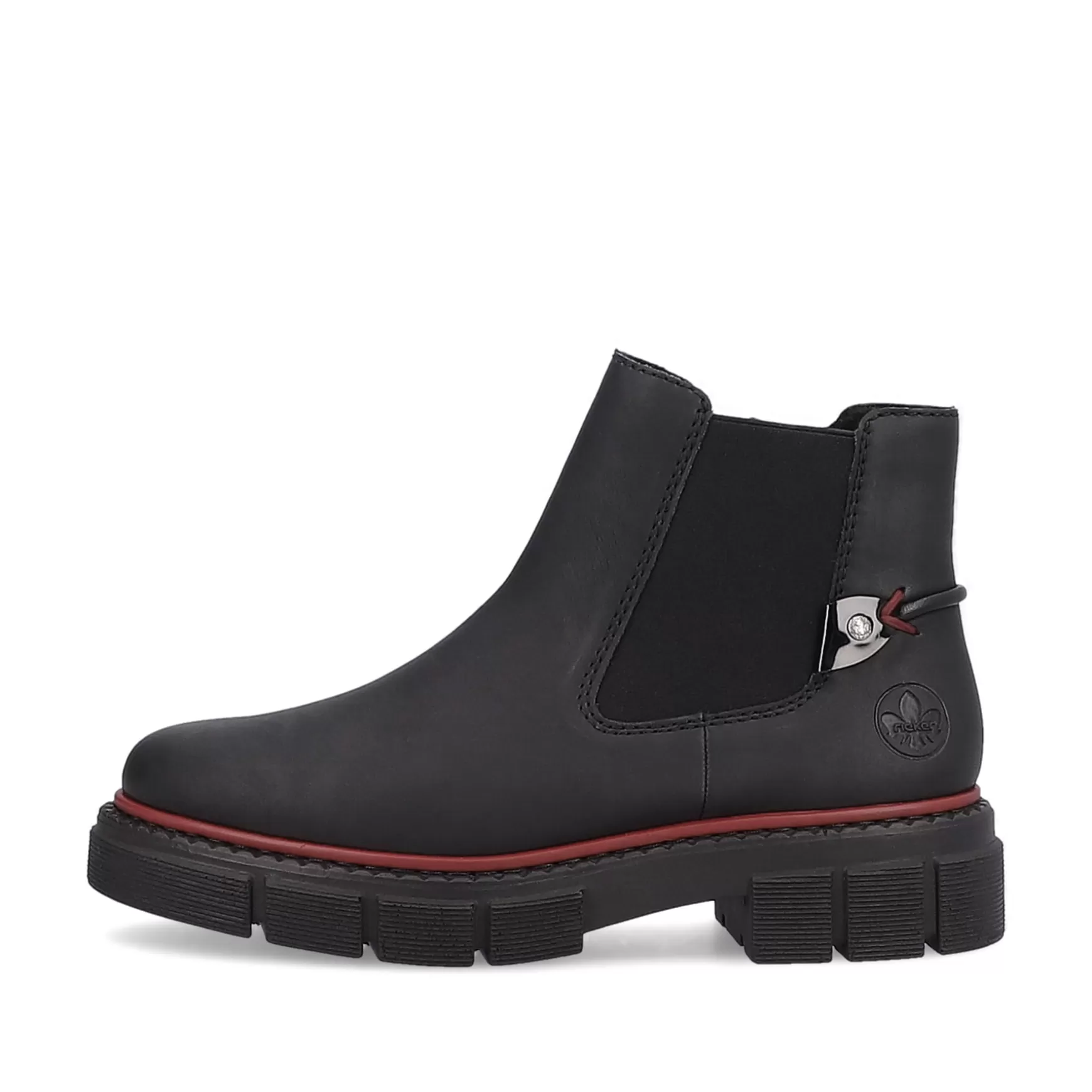 Women'S Chelsea Boots Jet Black-Rieker Best Sale