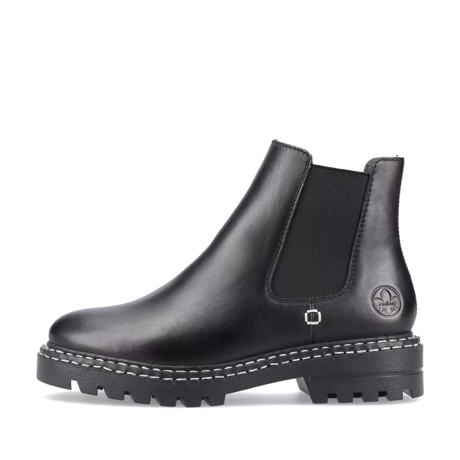 Women'S Chelsea Boots Jet Black-Rieker Shop