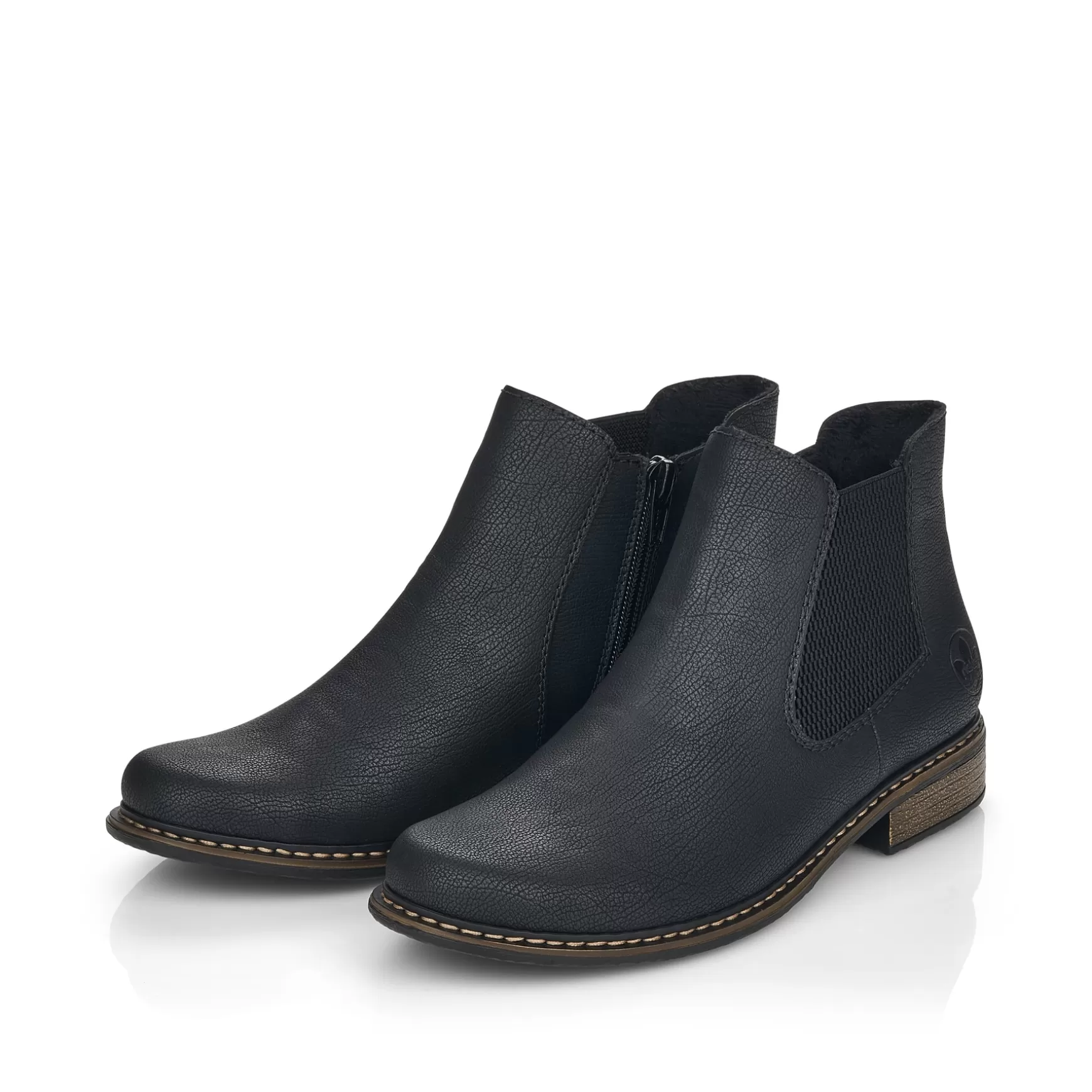 Women'S Chelsea Boots Jet Black-Rieker Hot