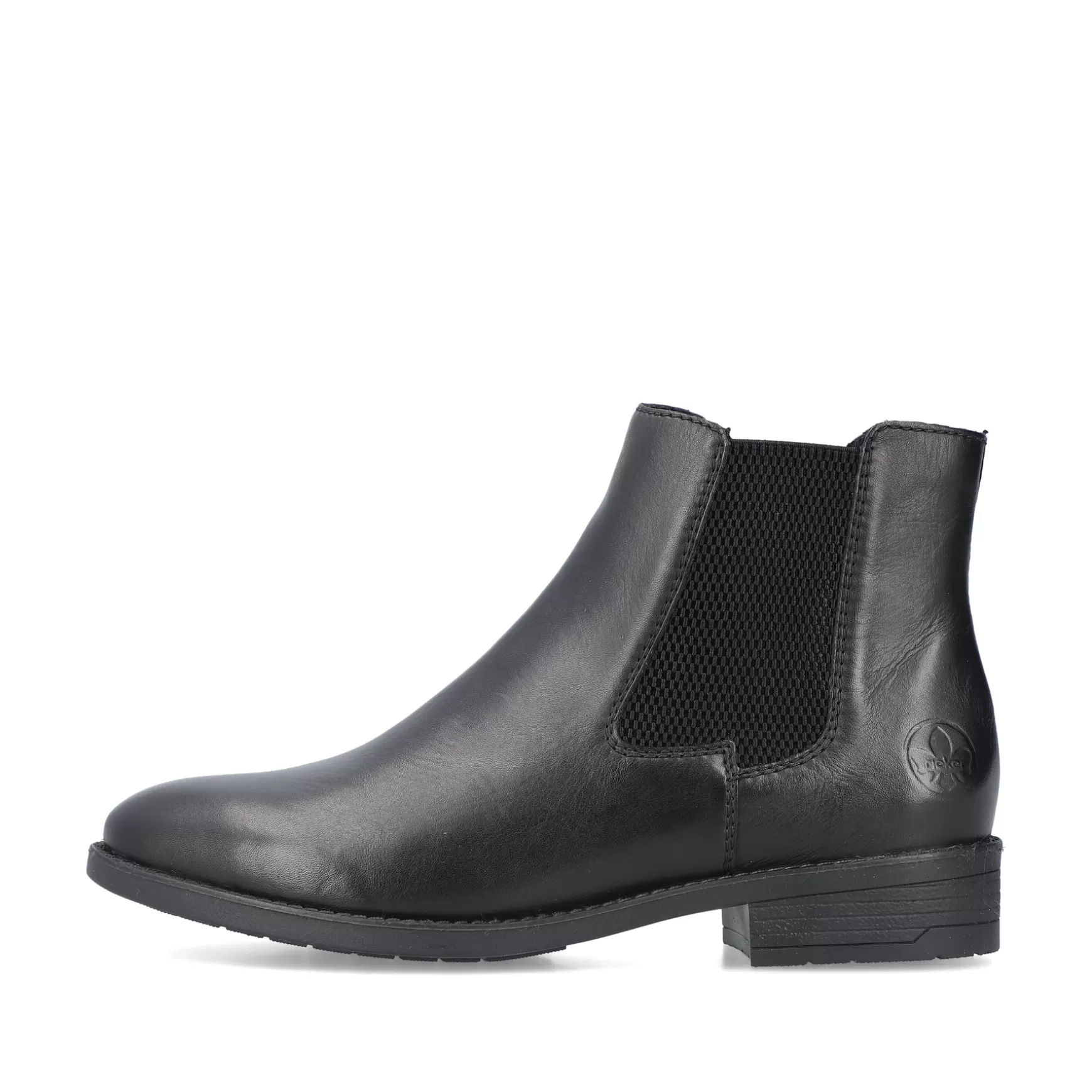 Women'S Chelsea Boots Jet Black-Rieker Flash Sale