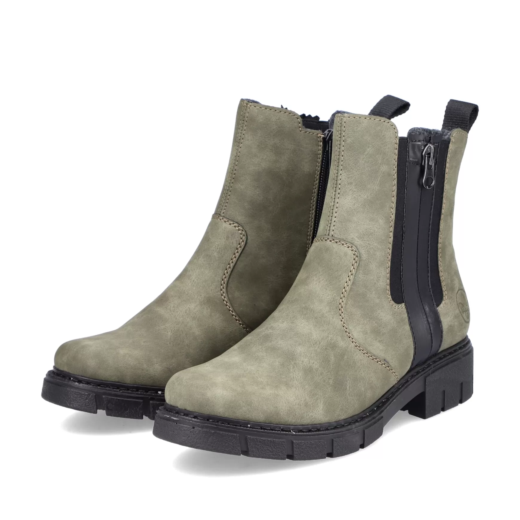 Women'S Chelsea Boots Leaf Green-Rieker Outlet