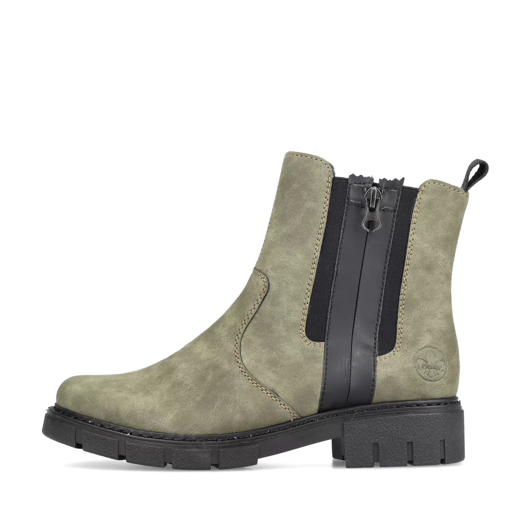 Women'S Chelsea Boots Leaf Green-Rieker Outlet