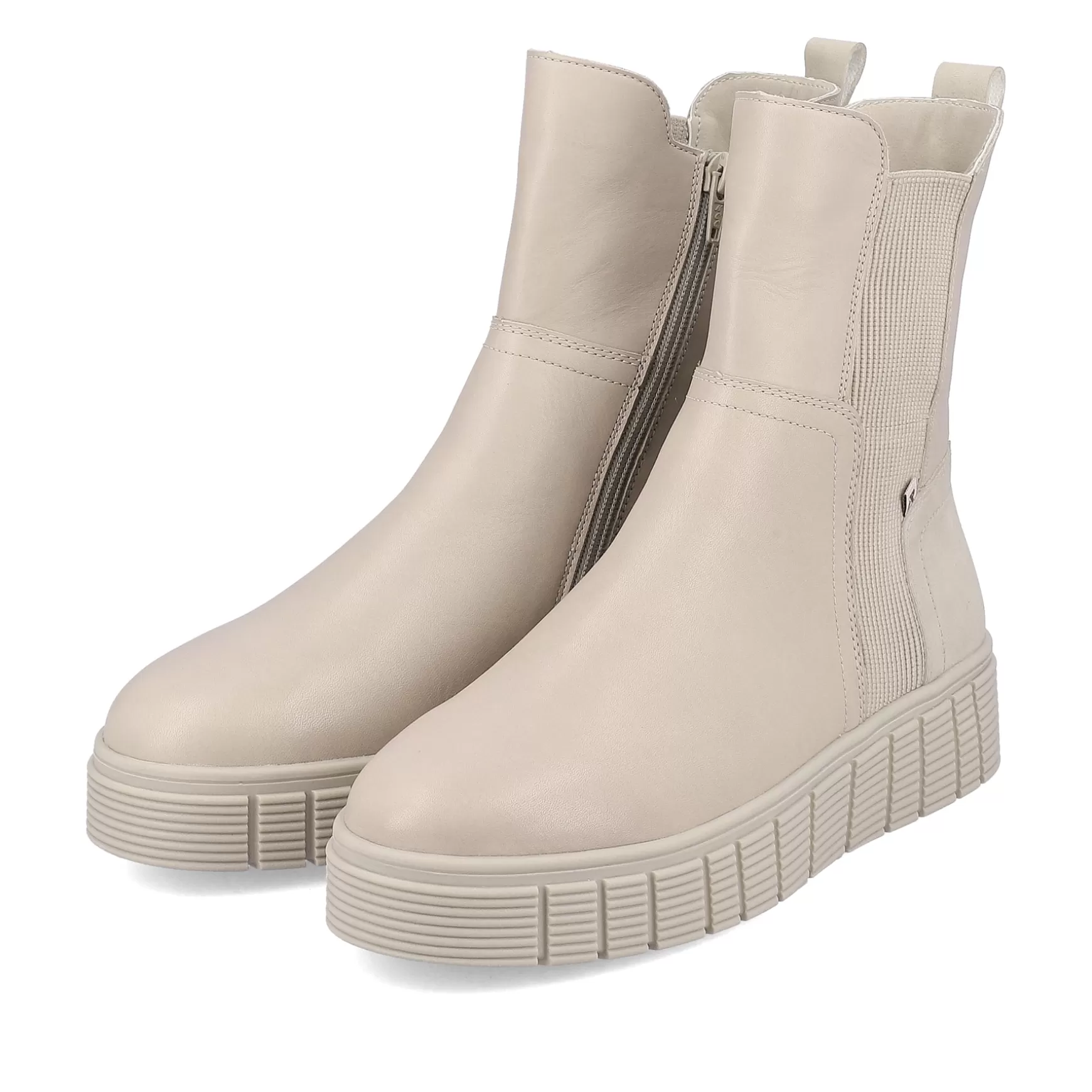 Women'S Chelsea Boots Linen-Rieker Fashion