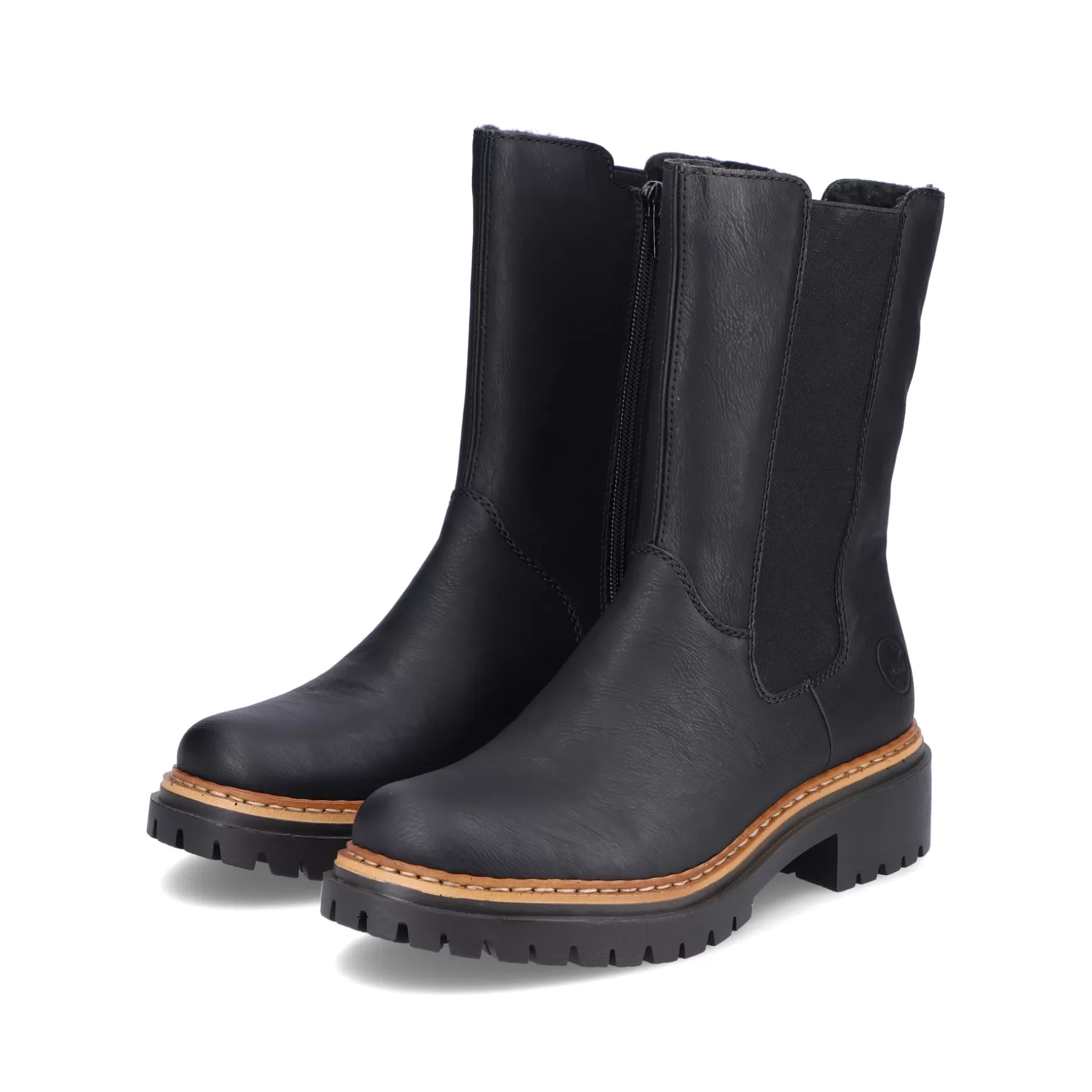 Women'S Chelsea Boots Night Black-Rieker Discount