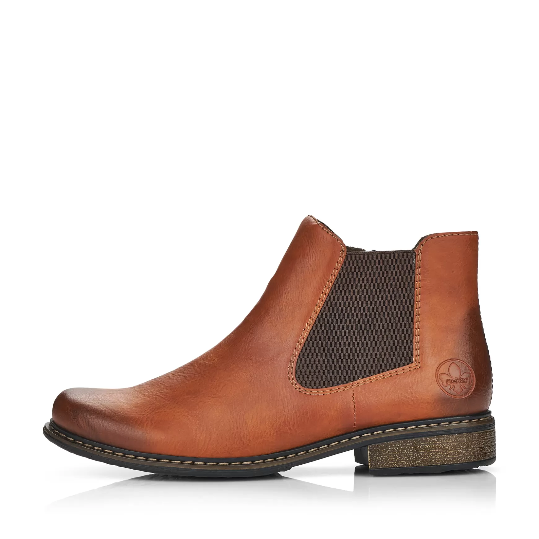 Women'S Chelsea Boots Nougat Brown-Rieker Best