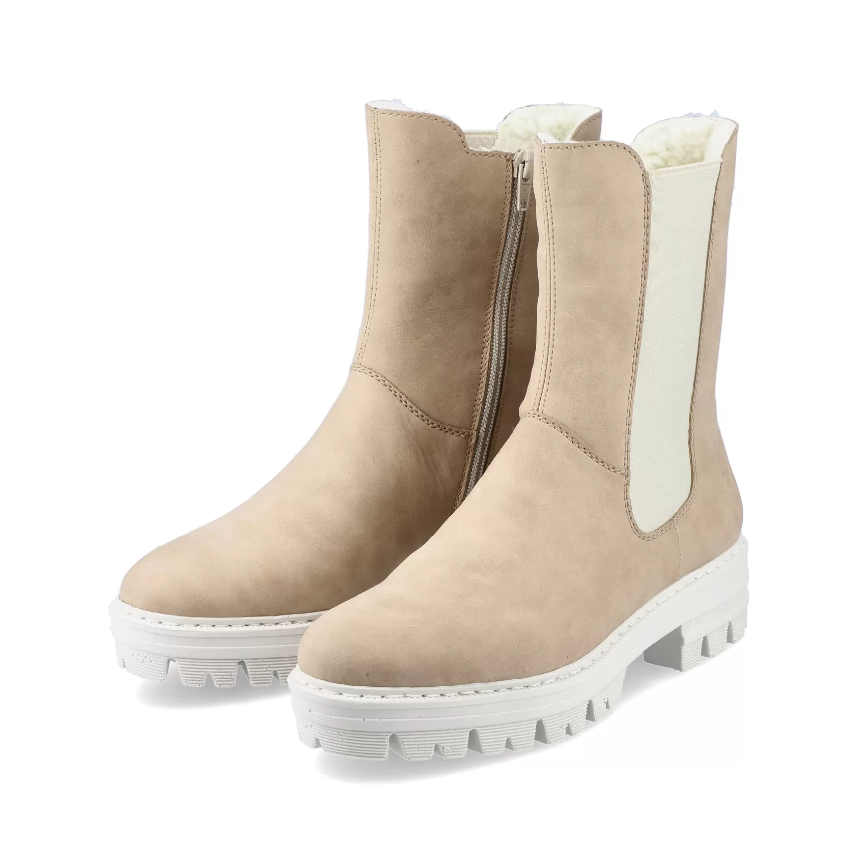 Women'S Chelsea Boots Sand Beige-Rieker Outlet