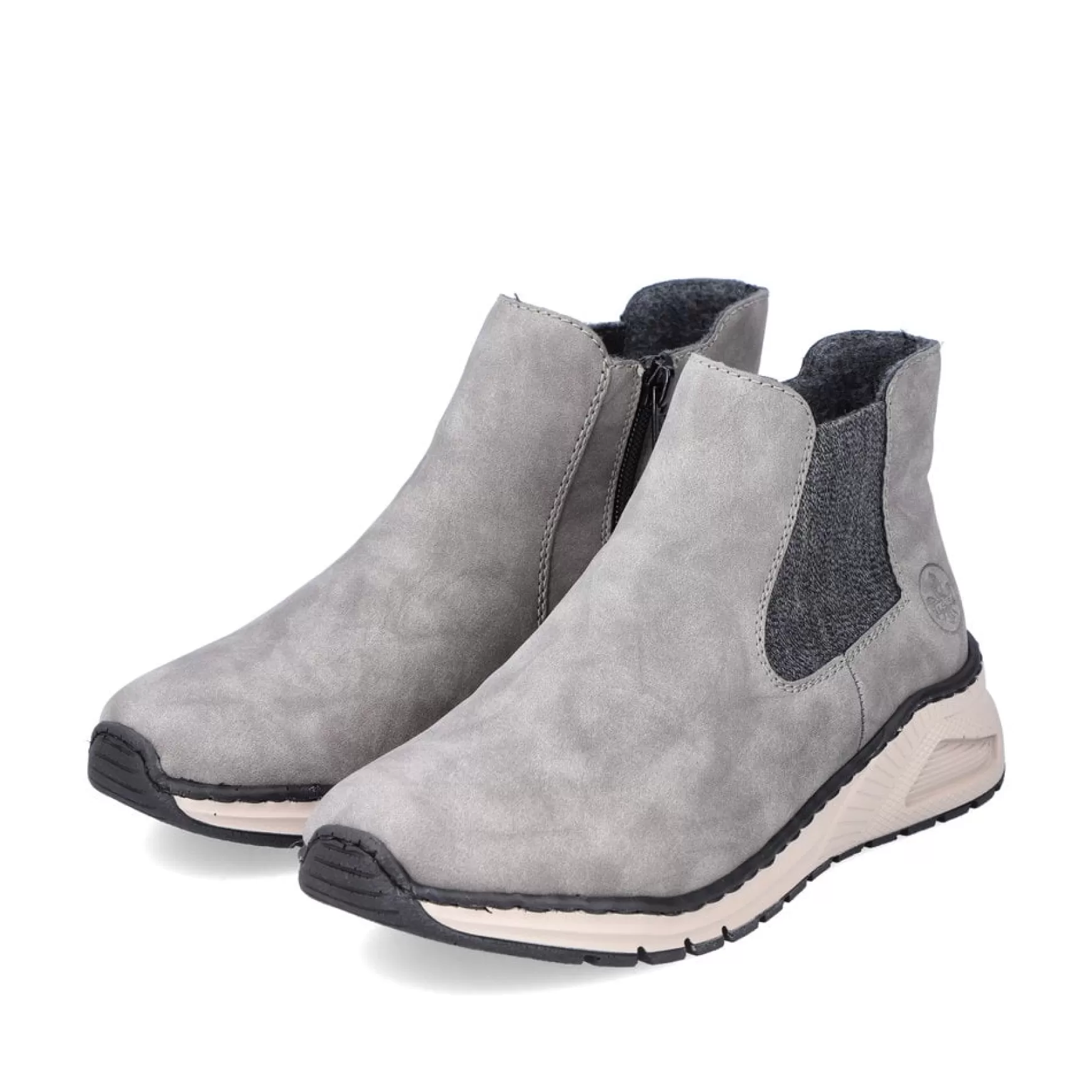 Women'S Chelsea Boots Silver Gray-Rieker Cheap