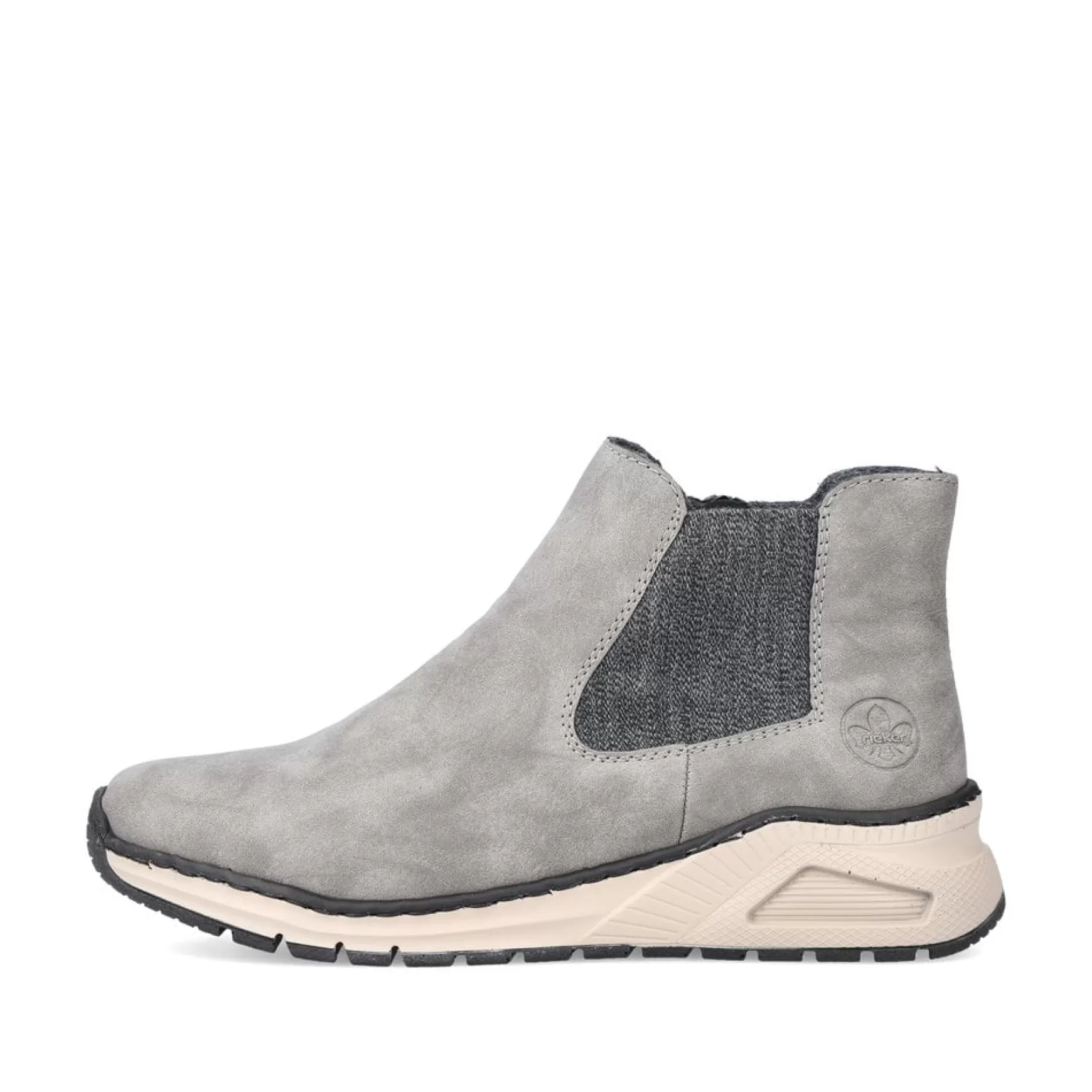 Women'S Chelsea Boots Silver Gray-Rieker Cheap