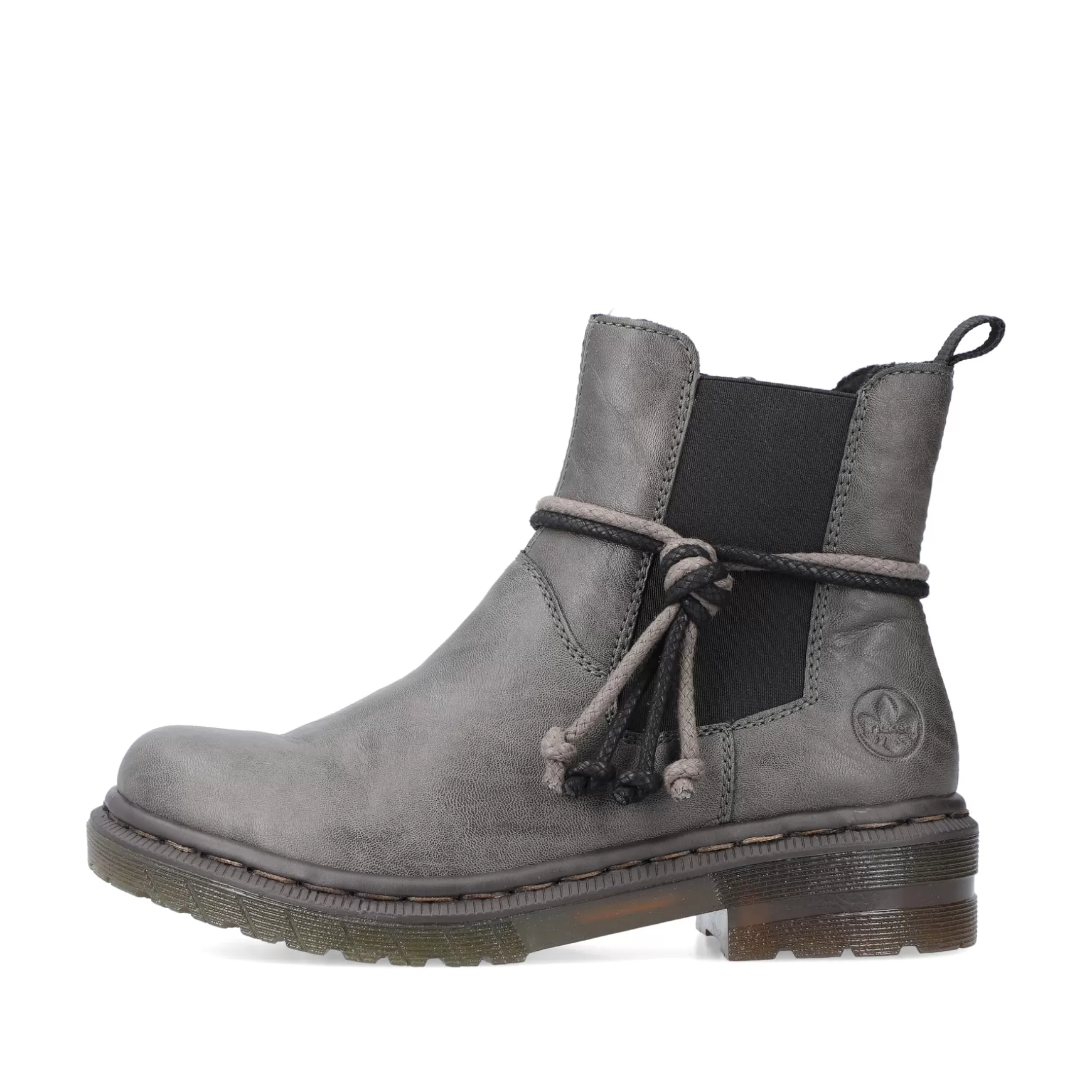 Women'S Chelsea Boots Silver Gray-Rieker Flash Sale