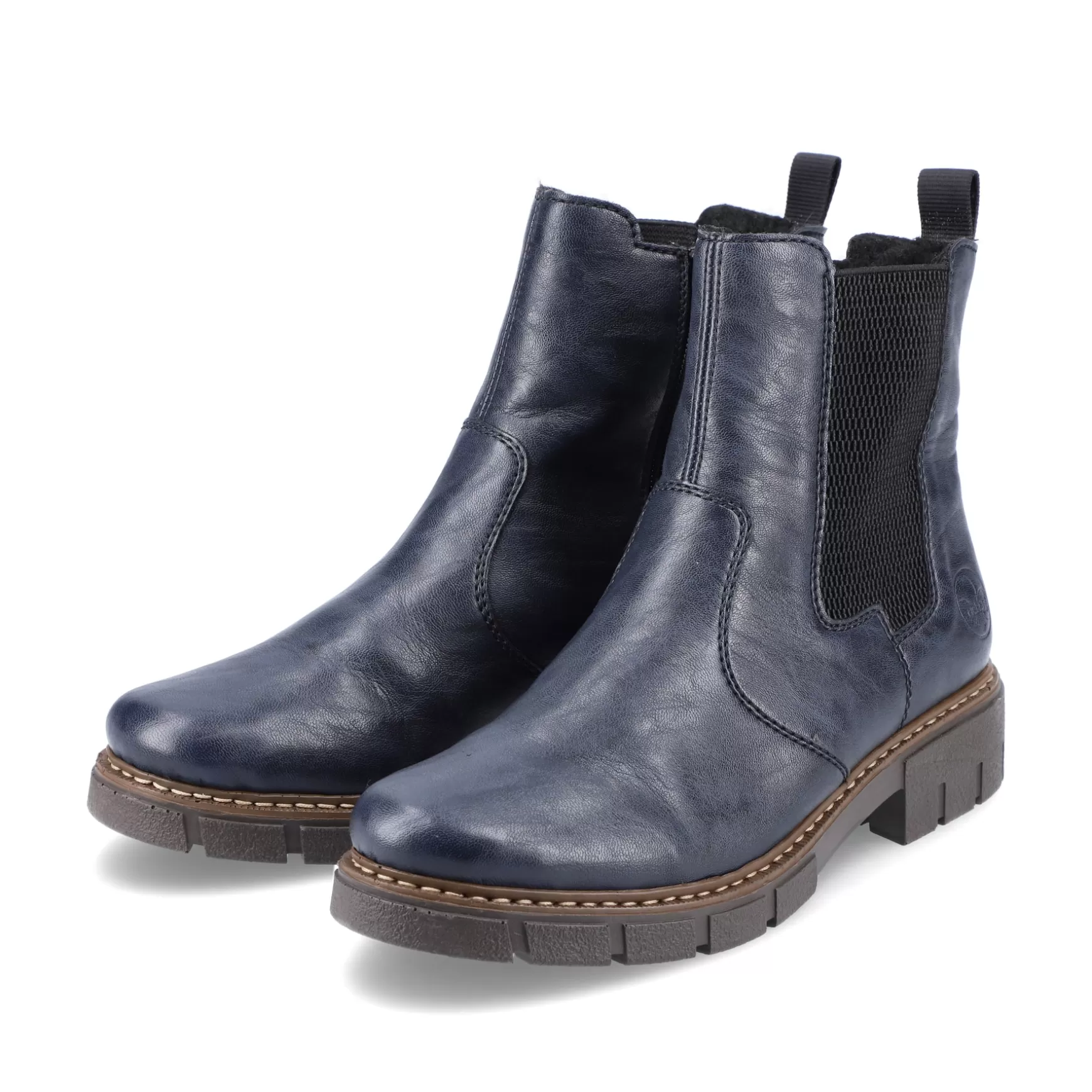 Women'S Chelsea Boots Slate Blue-Rieker Discount