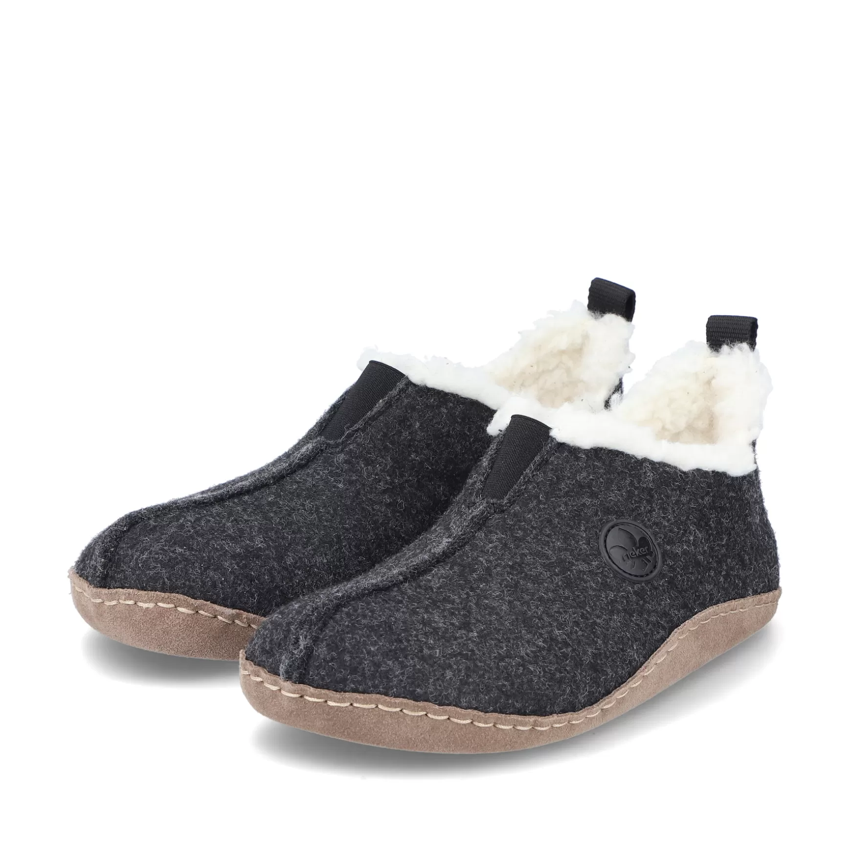 Women'S Clogs Asphalt Black-Rieker Best Sale