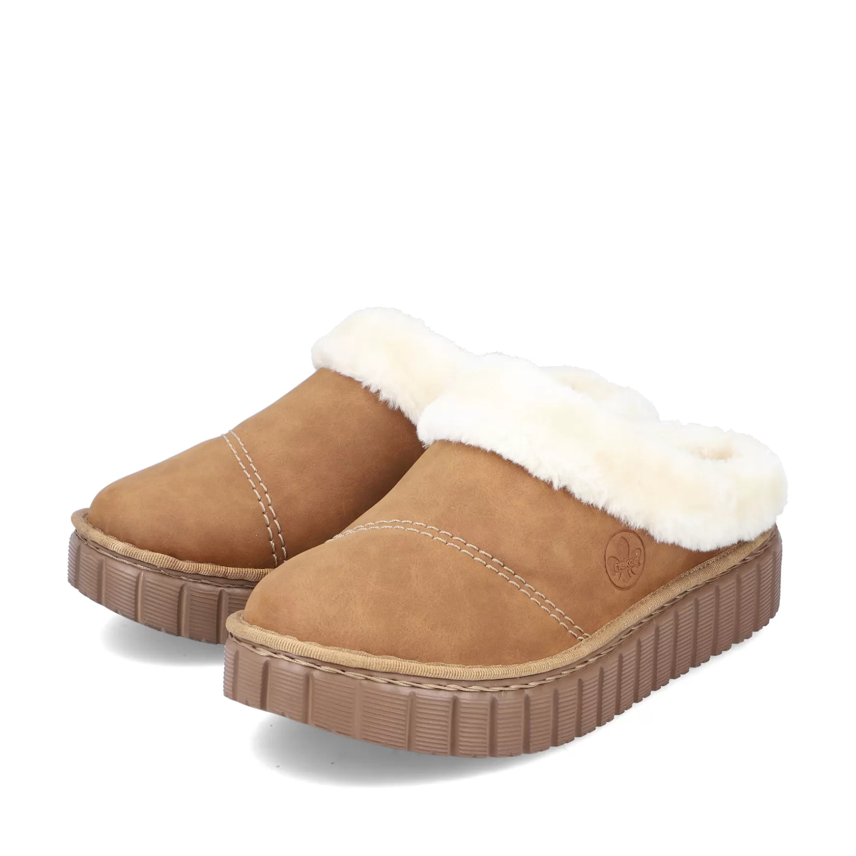 Women'S Clogs Caramel Brown-Rieker Online