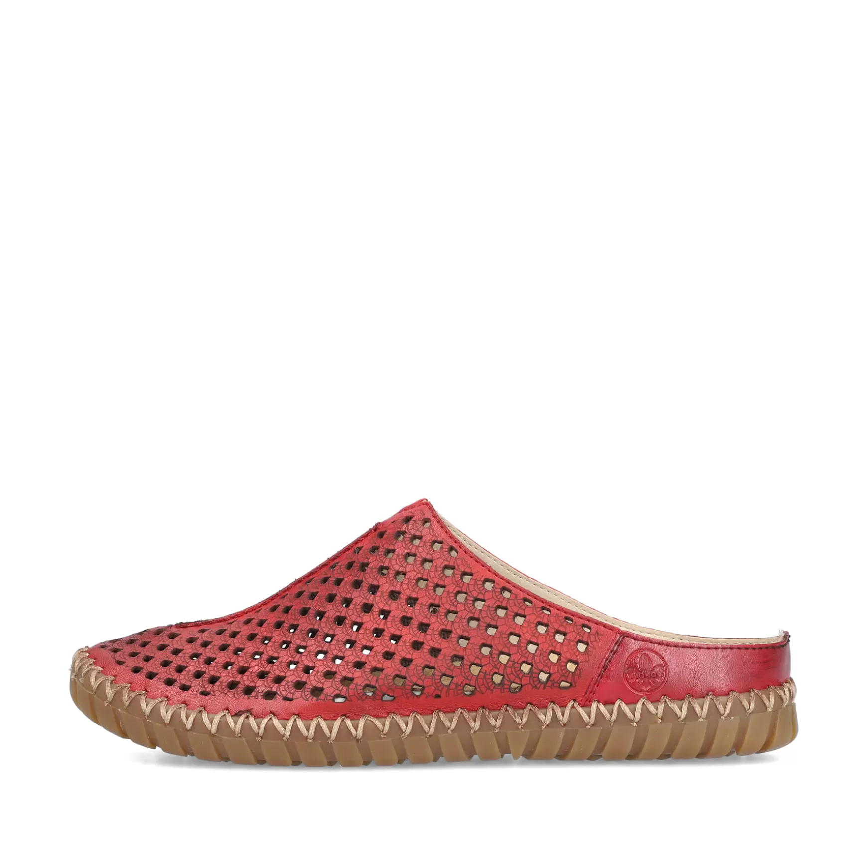 Women'S Clogs Dark Red-Rieker Store