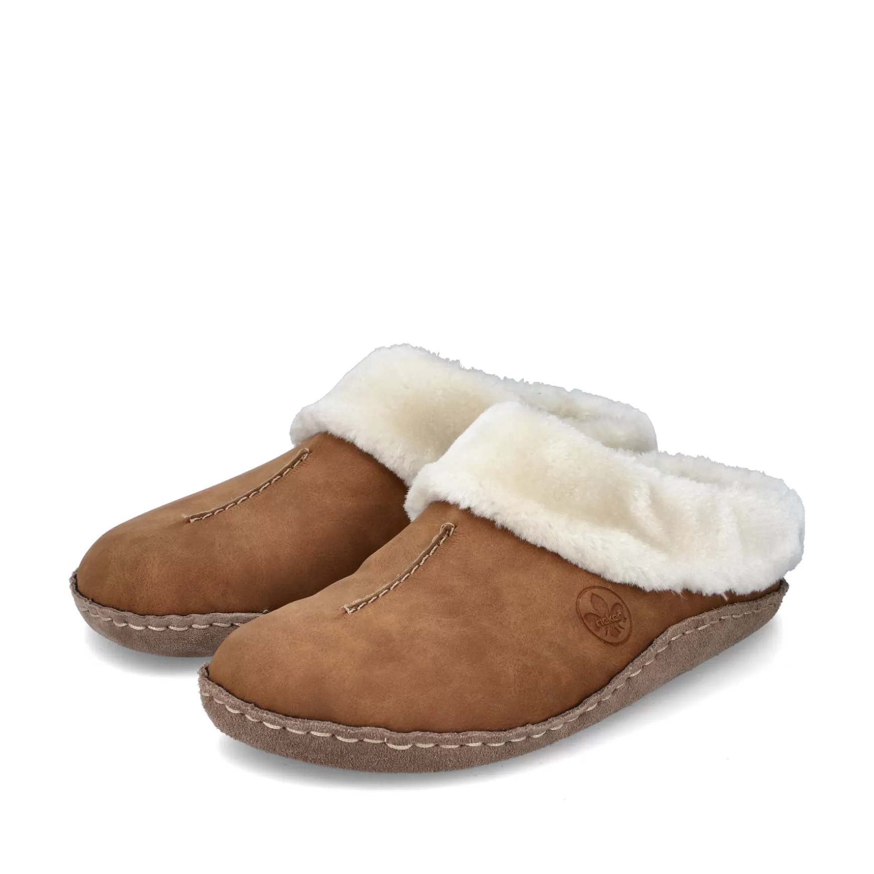 Women'S Clogs Nougat Brown-Rieker Discount