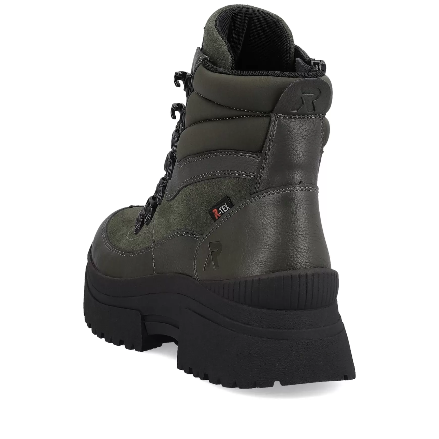 Women'S Corded Boots Army Green Black-Rieker Flash Sale