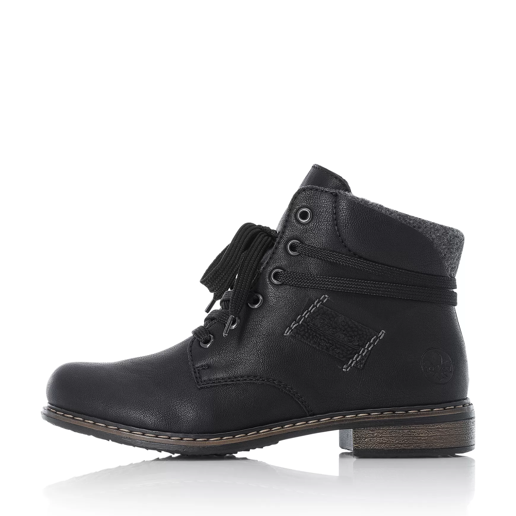 Women'S Corded Boots Asphalt Black-Rieker Store