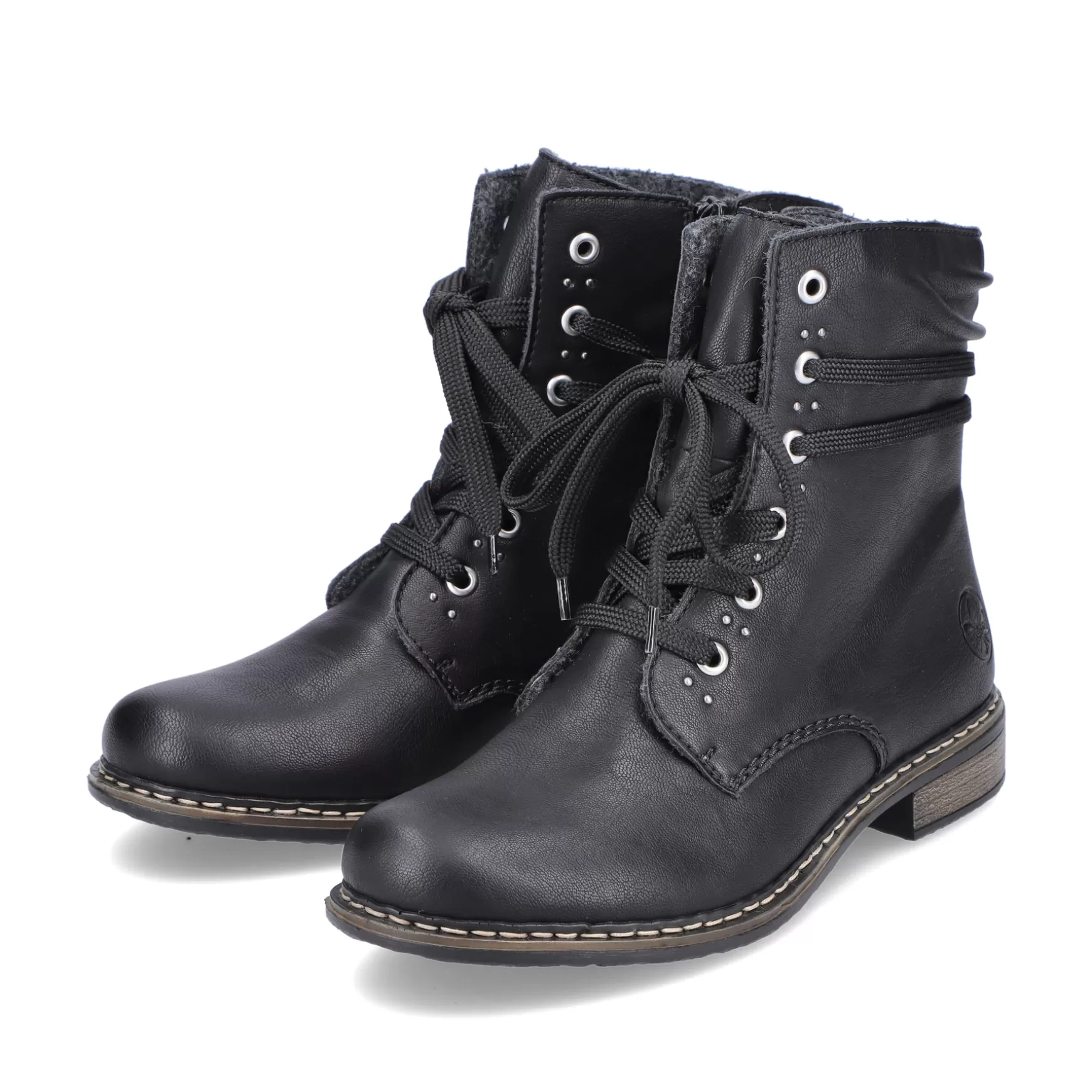 Women'S Corded Boots Asphalt Black-Rieker Outlet