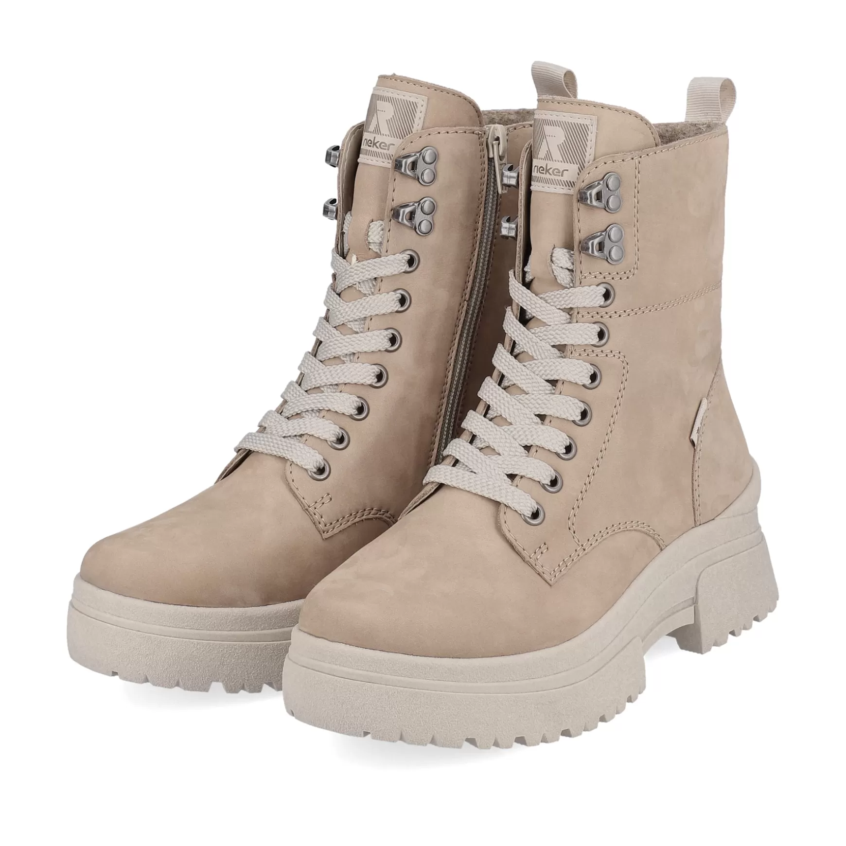 Women'S Corded Boots Clay Beige-Rieker Best Sale