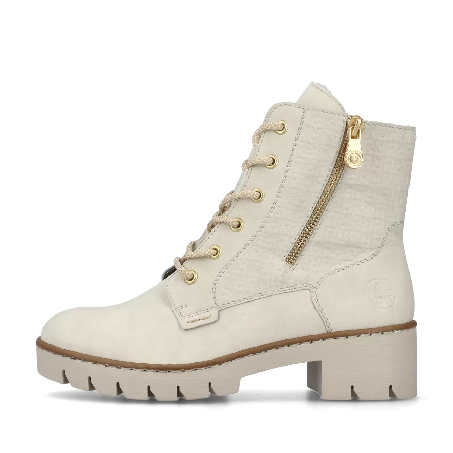 Women'S Corded Boots Cream Beige-Rieker Online