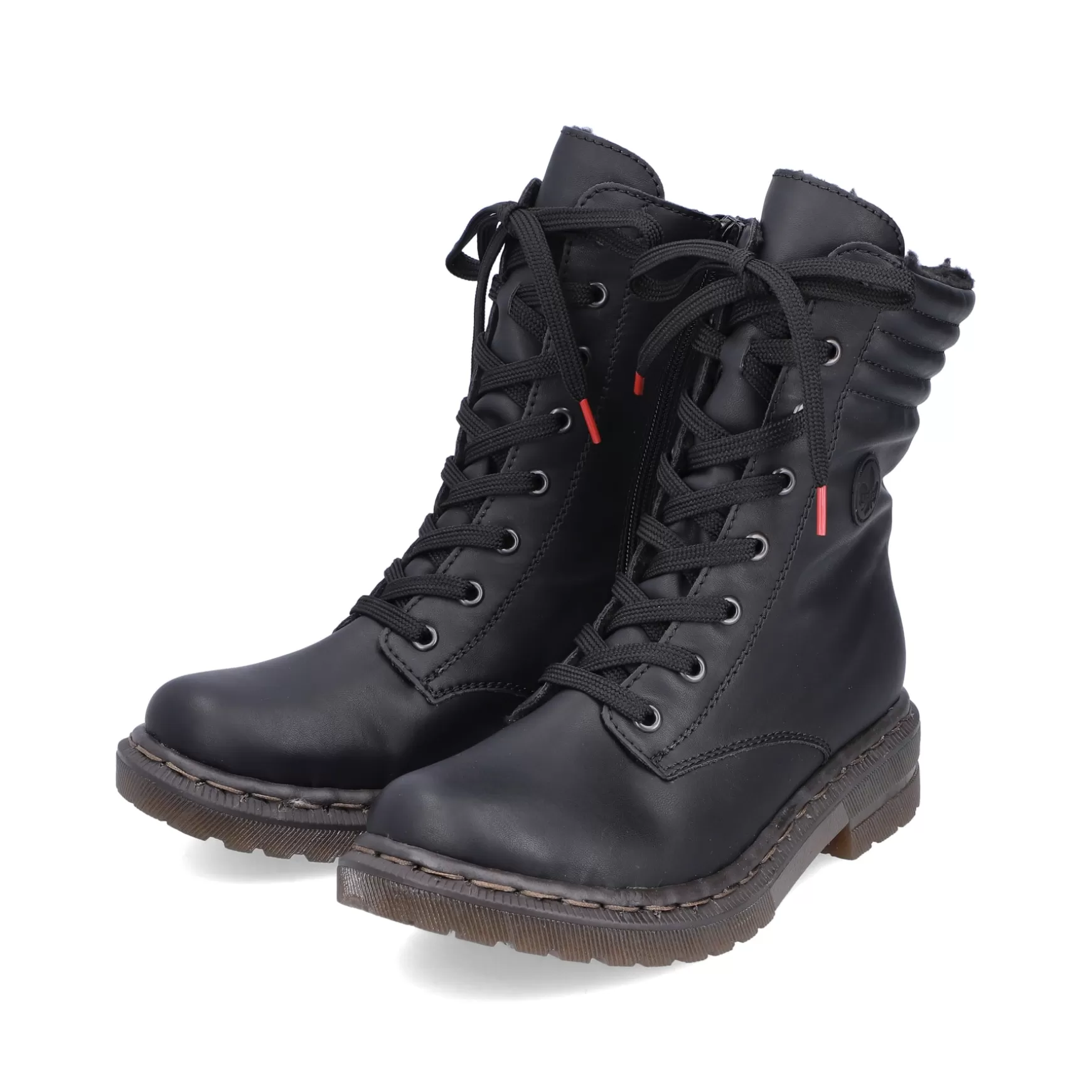 Women'S Corded Boots Deep Black-Rieker Sale