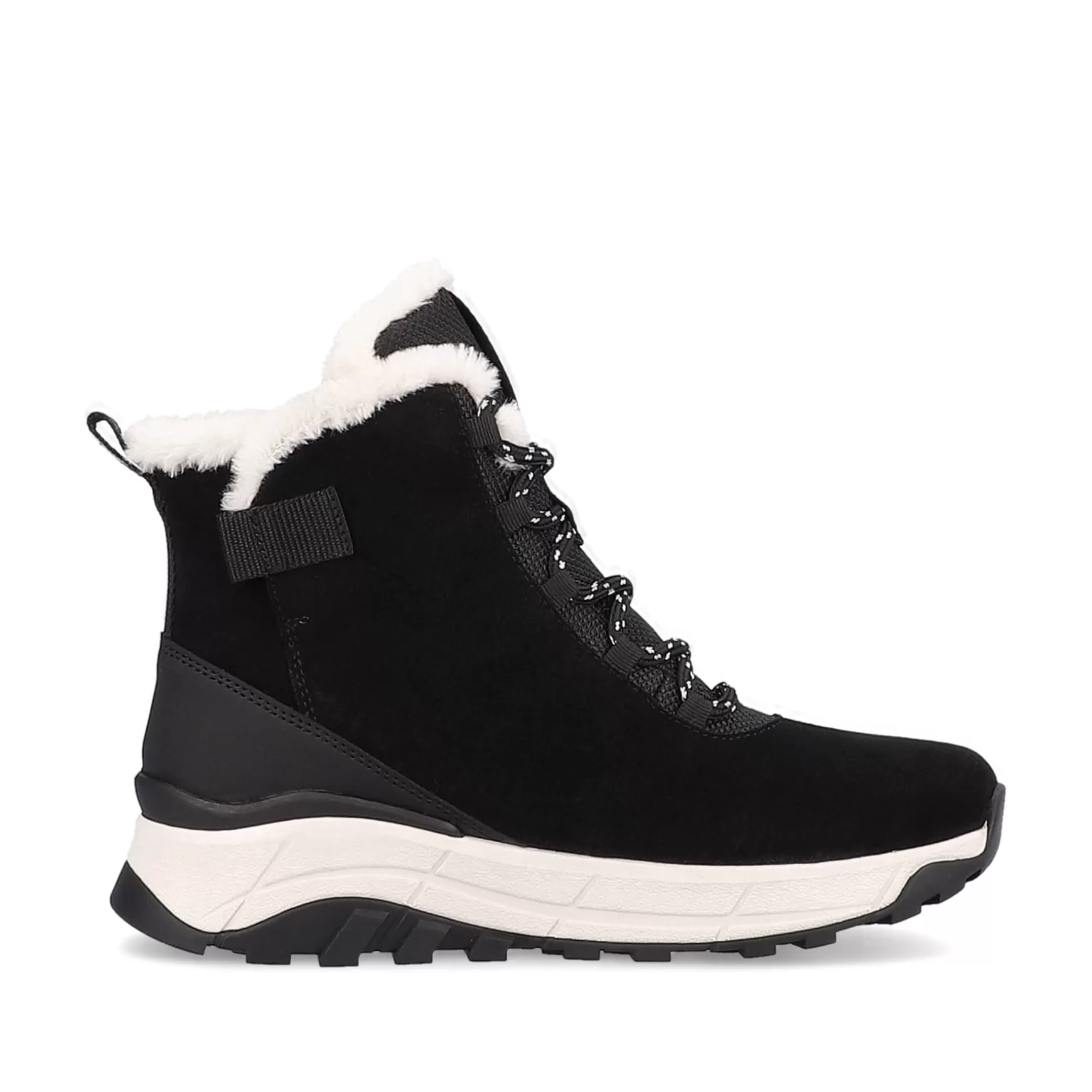 Women'S Corded Boots Deep Black Pearl-Rieker Store