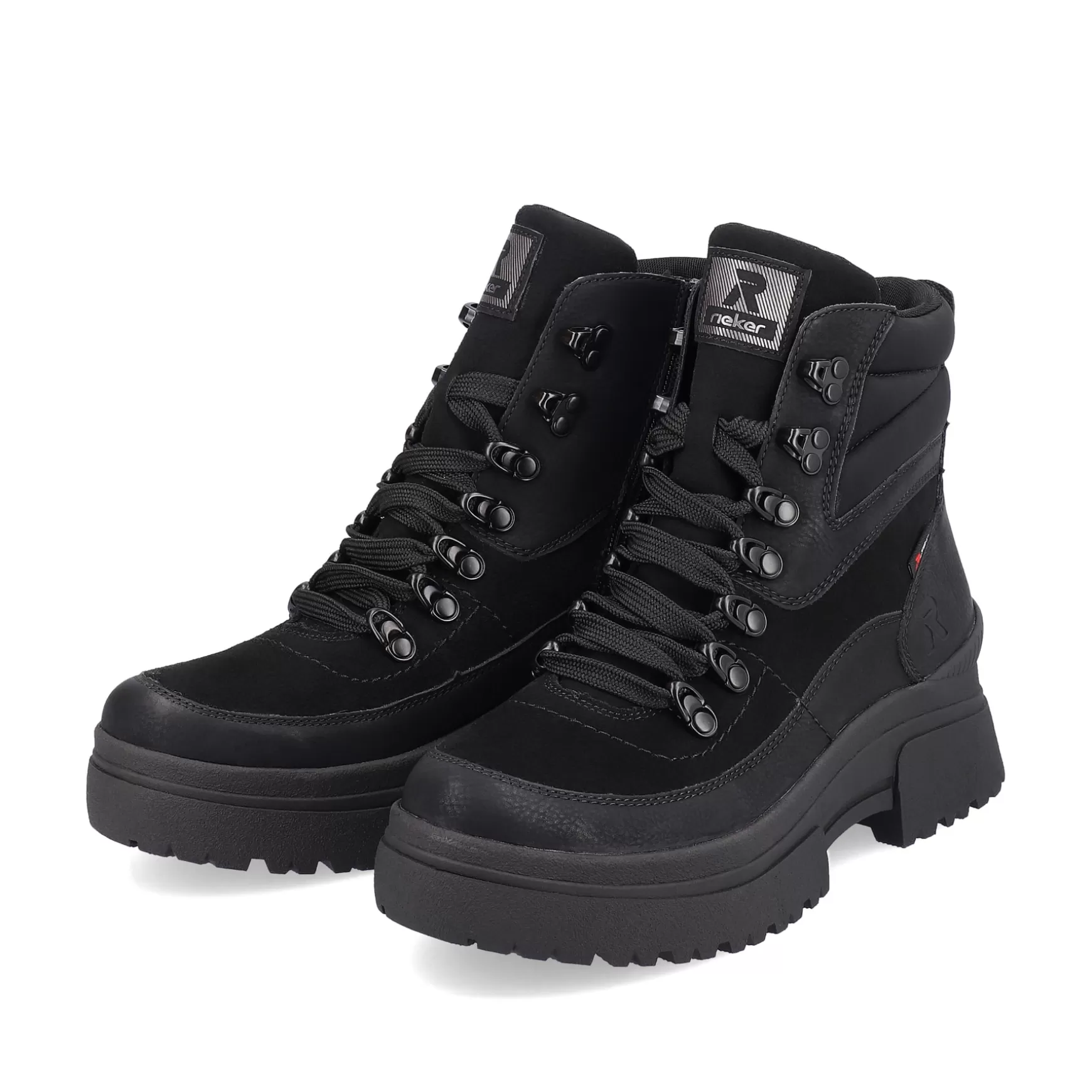 Women'S Corded Boots Diamond Black-Rieker Outlet