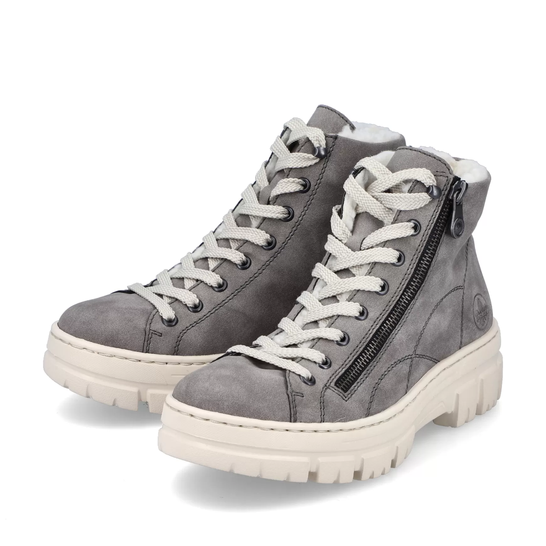 Women'S Corded Boots Dust Gray-Rieker Hot