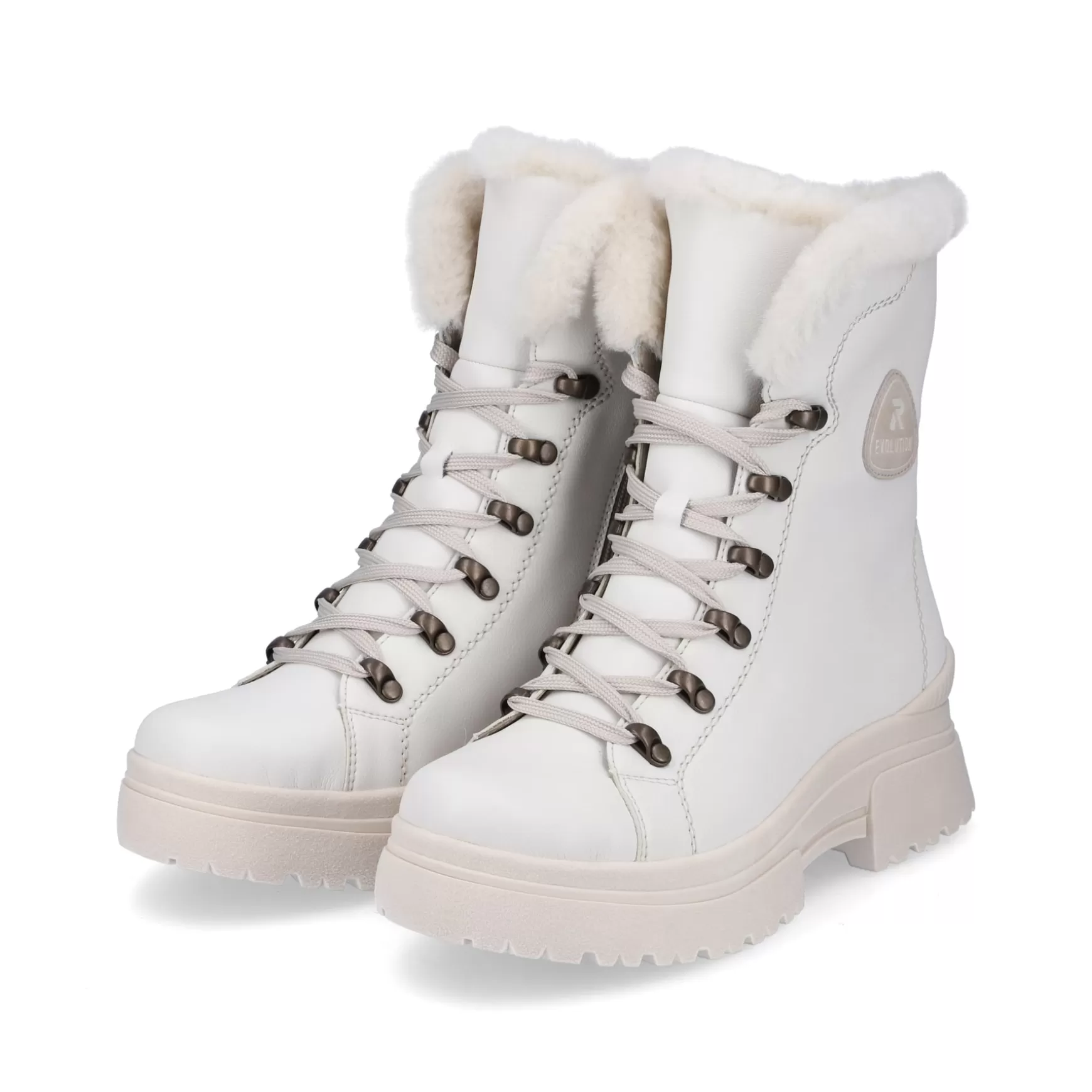 Women'S Corded Boots Frost White-Rieker Online