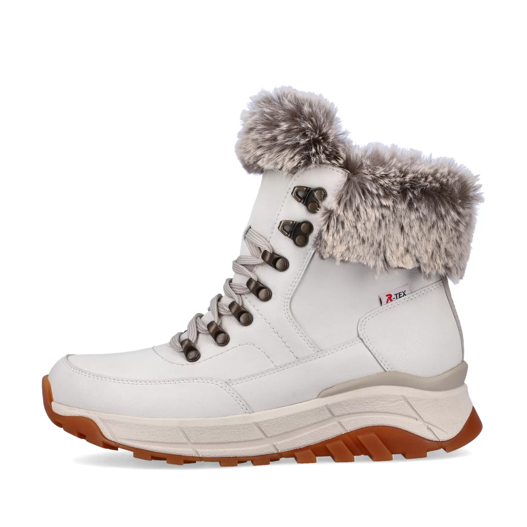 Women'S Corded Boots Frost White-Rieker Shop