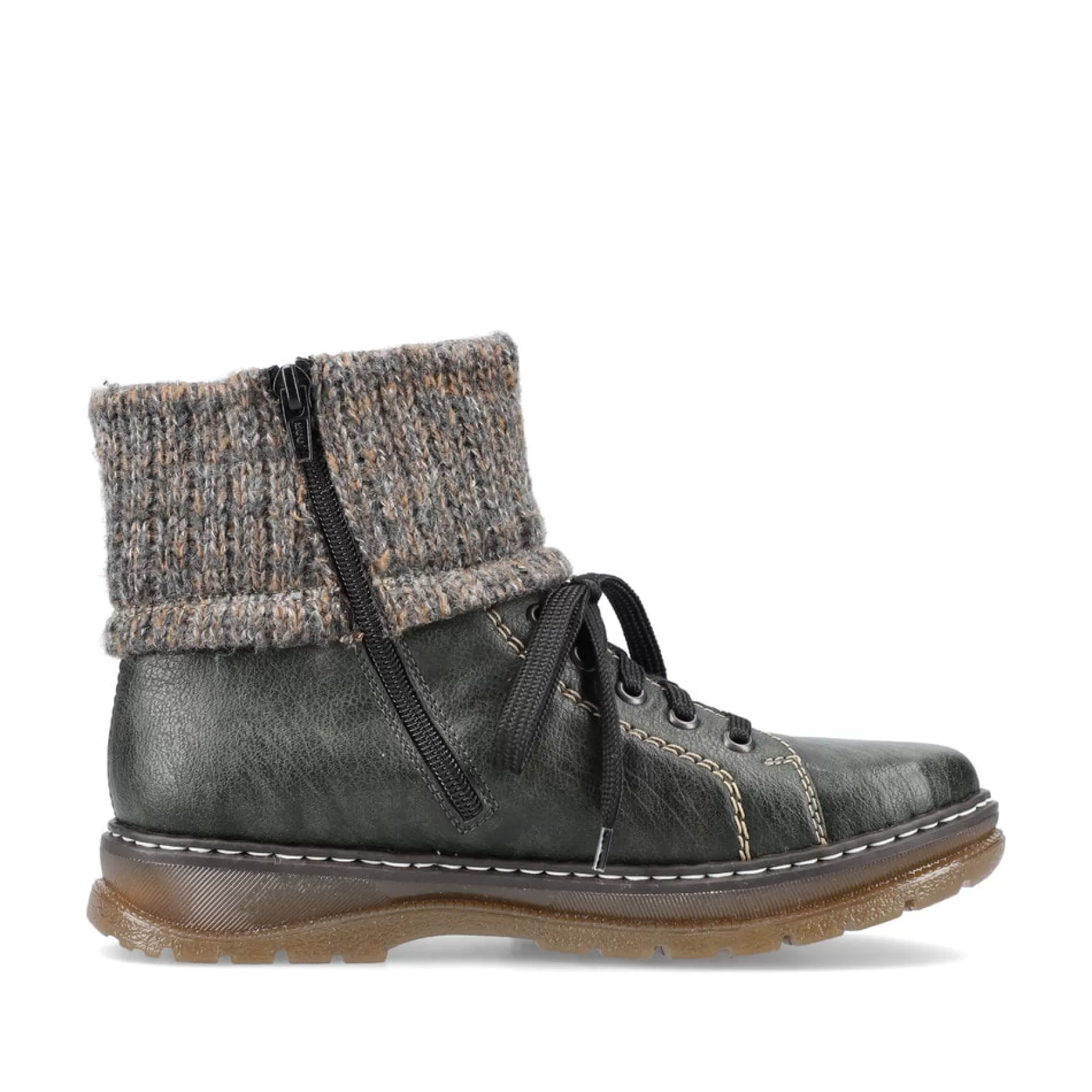 Women'S Corded Boots In Green Grey-Rieker Online