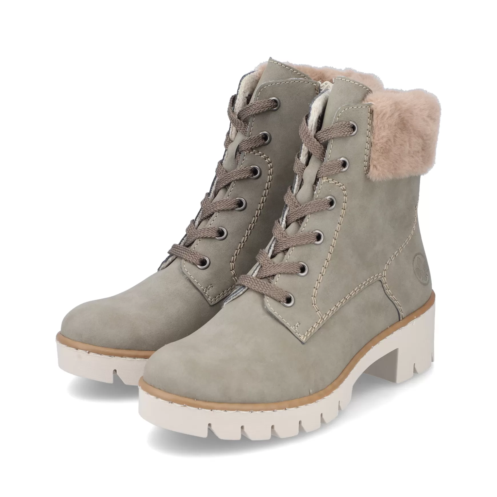 Women'S Corded Boots Khaki-Brown-Rieker Shop