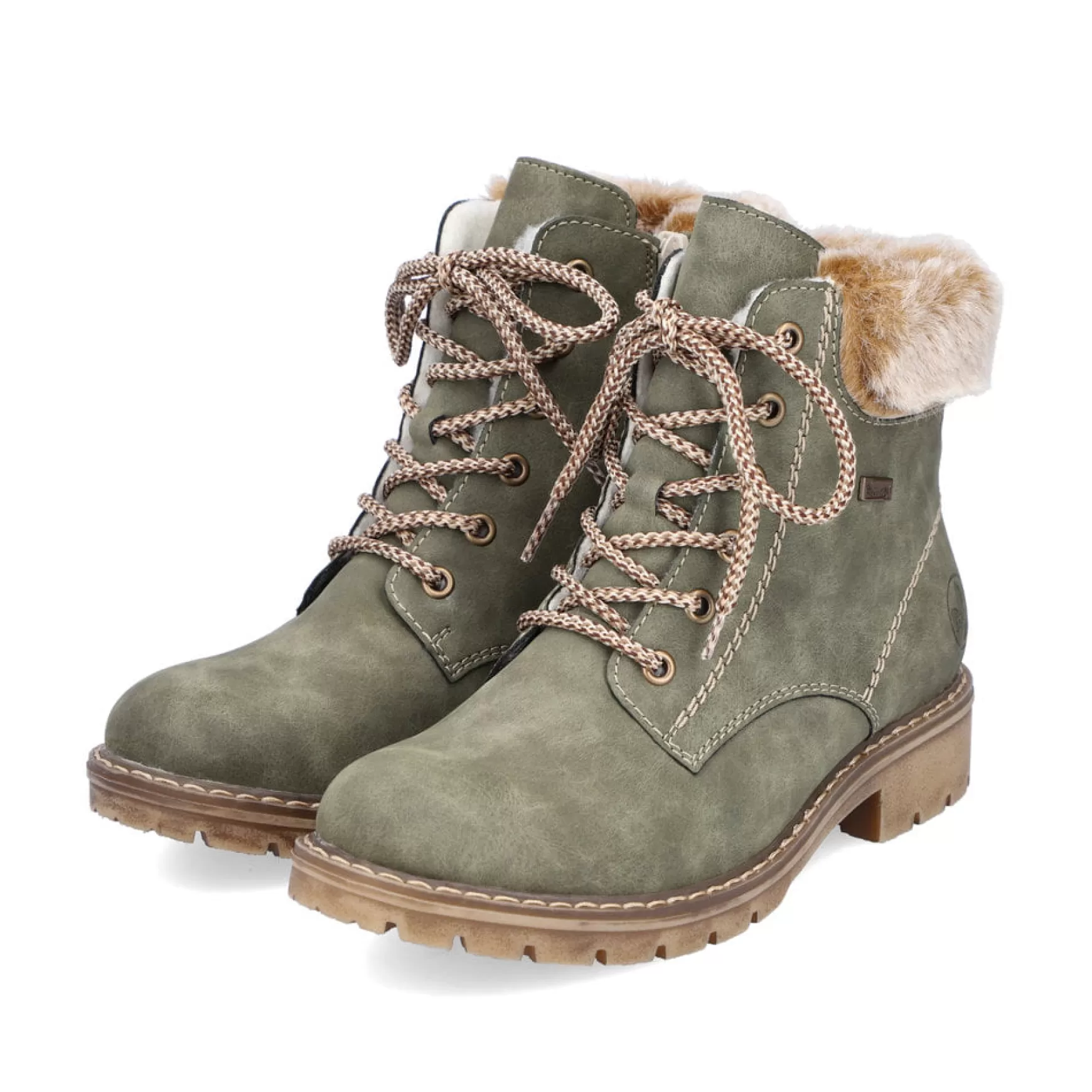 Women'S Corded Boots Leaf Green-Rieker Best Sale