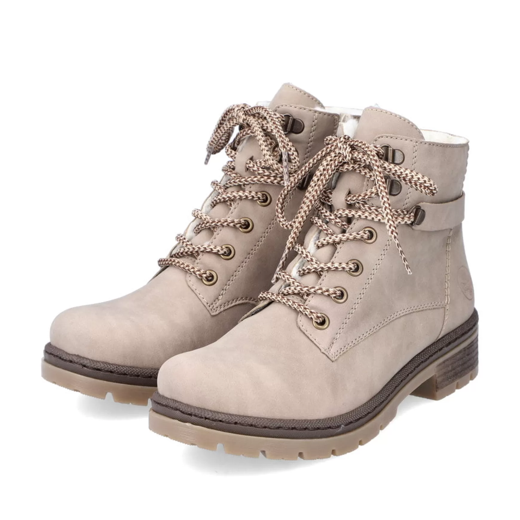 Women'S Corded Boots Light Beige-Rieker Best Sale