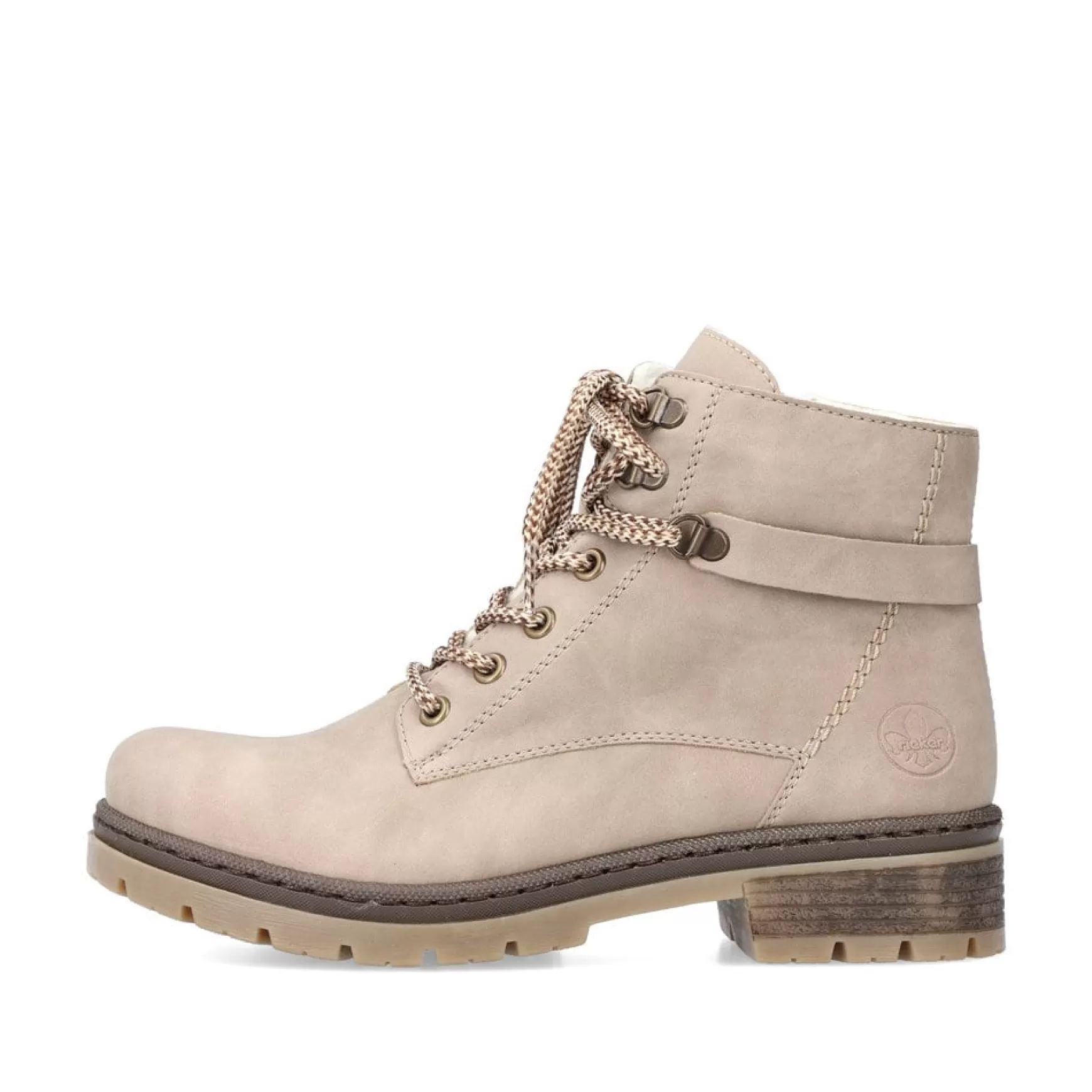 Women'S Corded Boots Light Beige-Rieker Best Sale