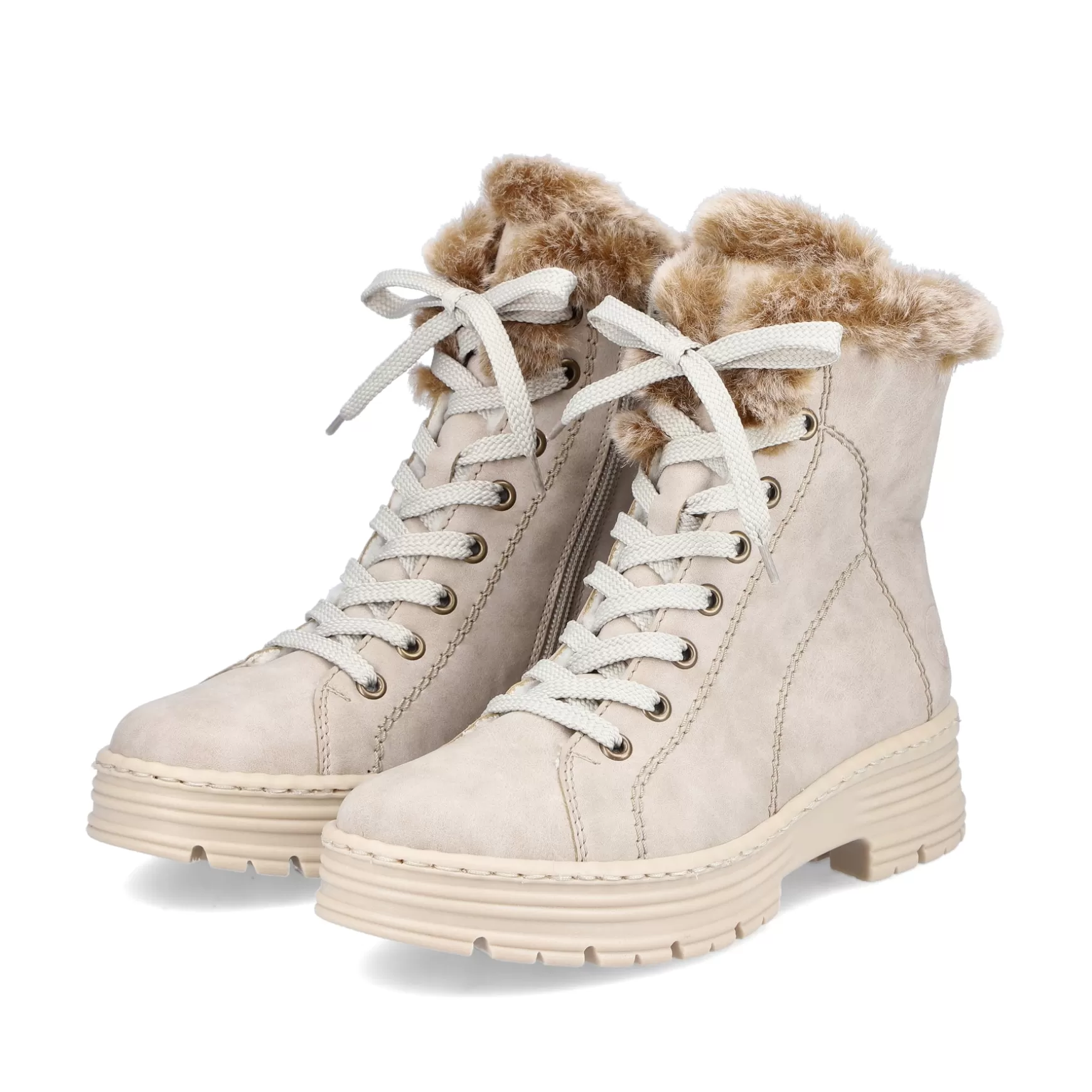 Women'S Corded Boots Light Beige-Rieker Outlet