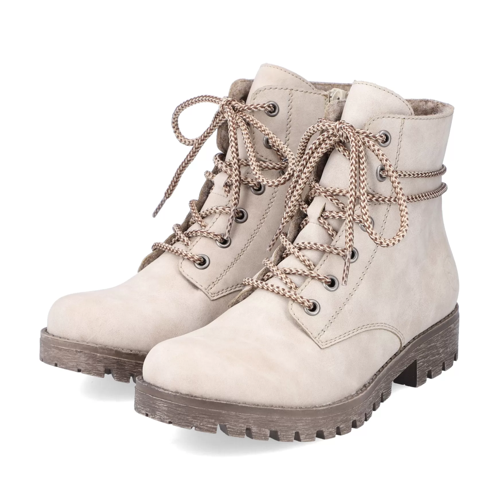 Women'S Corded Boots Light Beige-Rieker Fashion